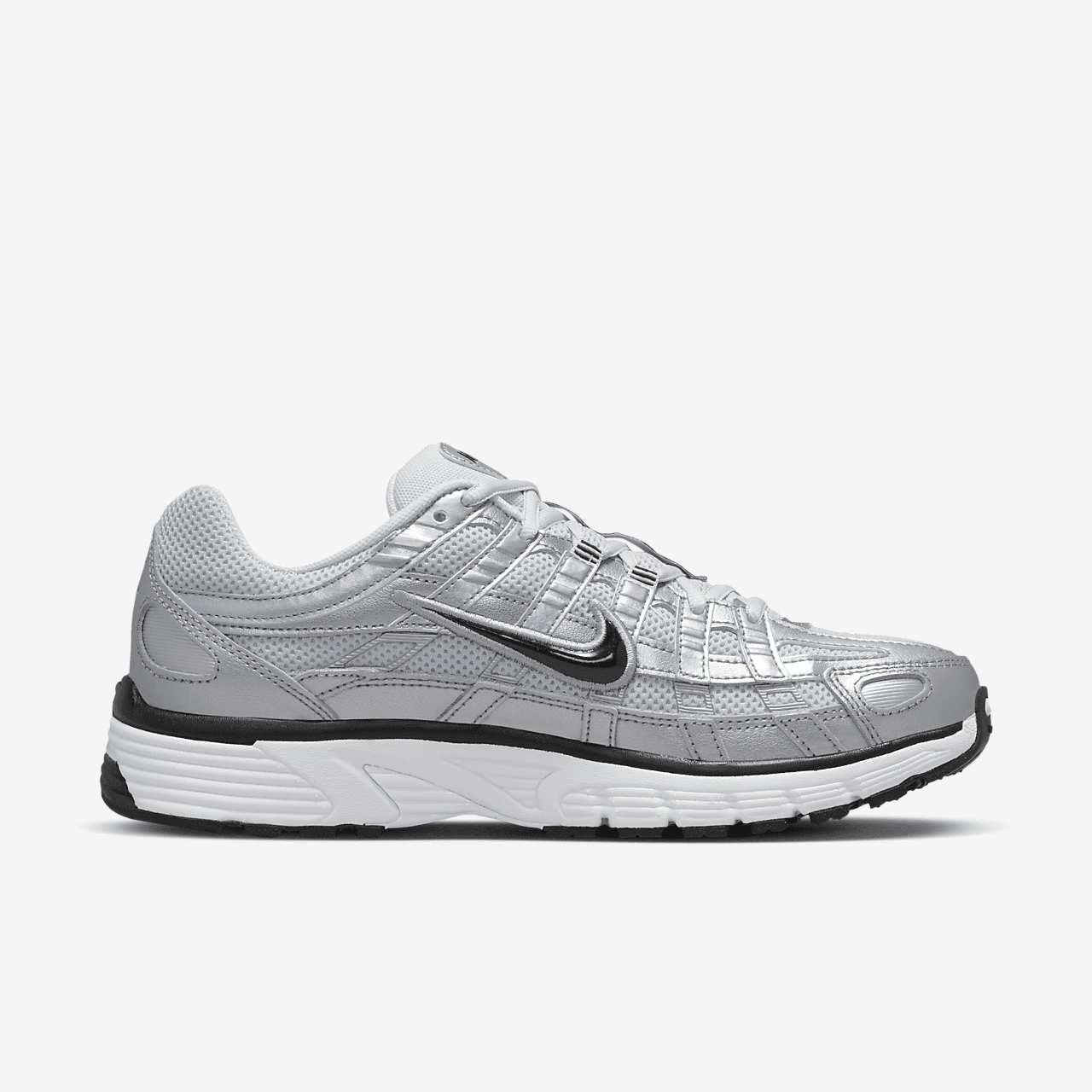 Nike P-6000 sneaker Wit/Metallic Silver/Pure Platinum/Zwart