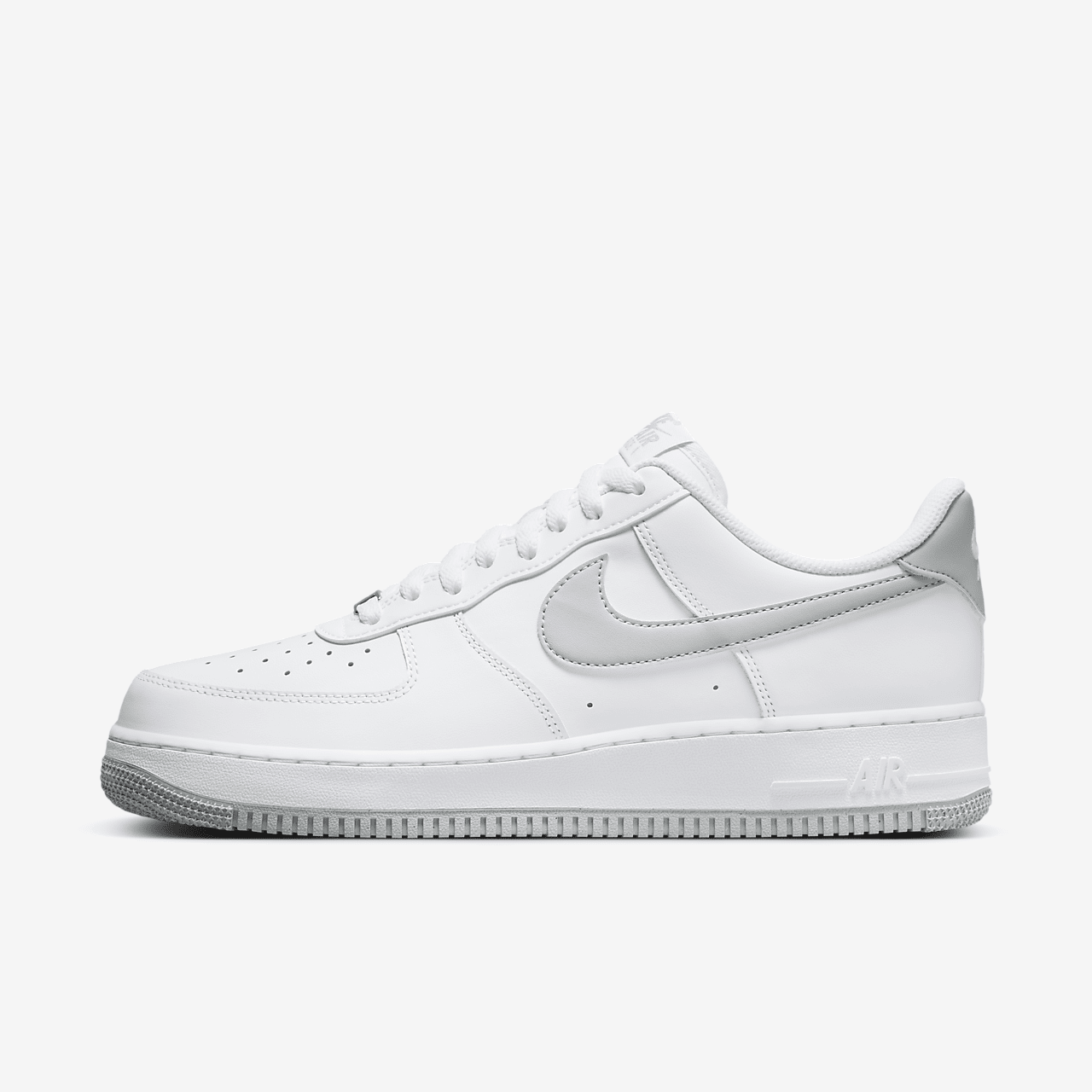 Nike Air Force 1 sneaker Wit/Wit/Light Smoke Grey