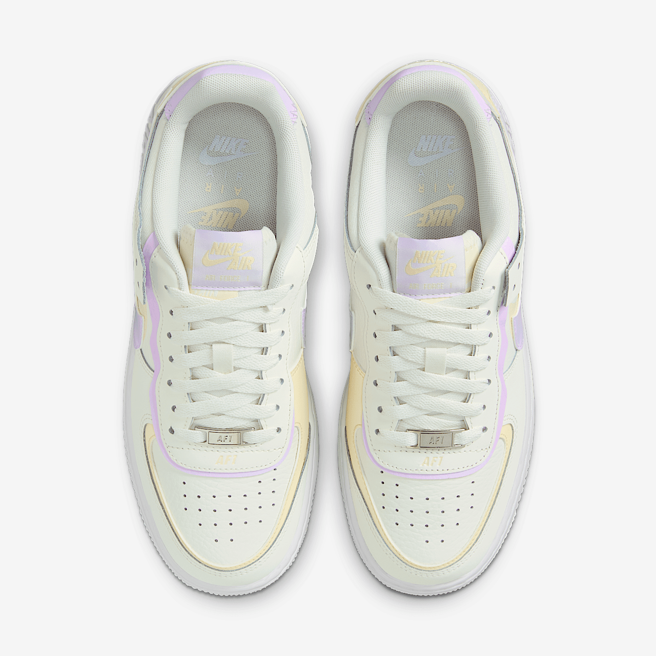Nike Air Force 1 sneaker Sail/Alabaster/Wit/Barely Grape