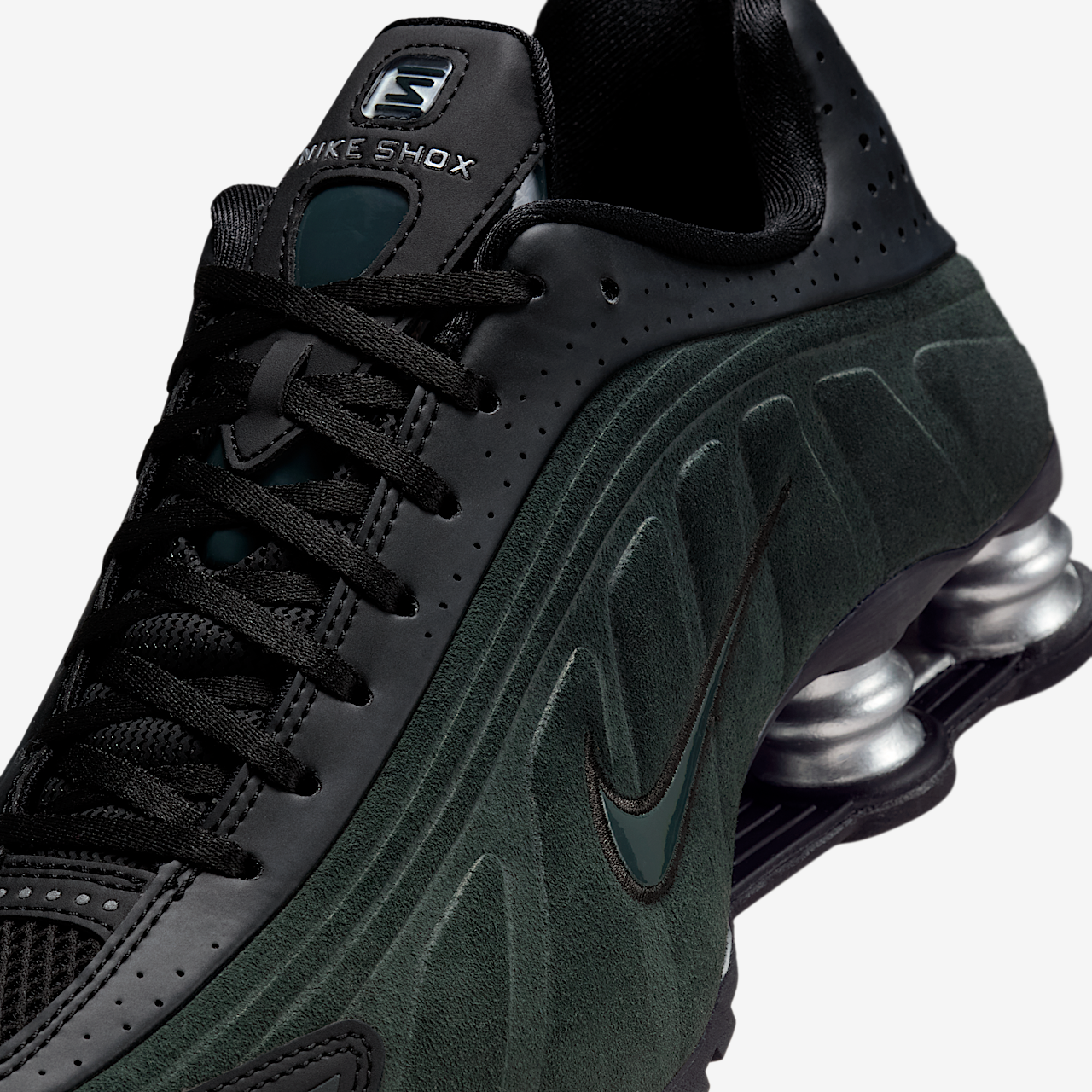 Nike Nike Shox sneaker Zwart/Metallic Silver/Seaweed