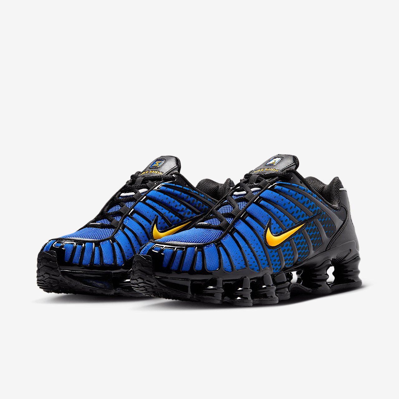 Nike Nike Shox sneaker Zwart/Metallic Silver/Lyon Blue/Varsity Maize