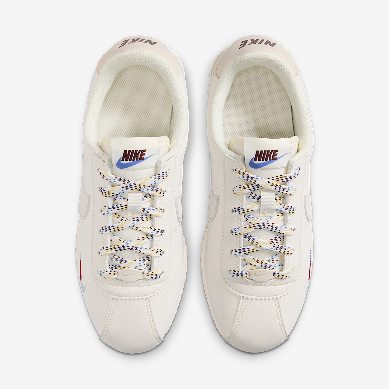 Nike Cortez sneaker Soft Pearl/Comet Blue/Burgundy Crush/Light Orewood Brown