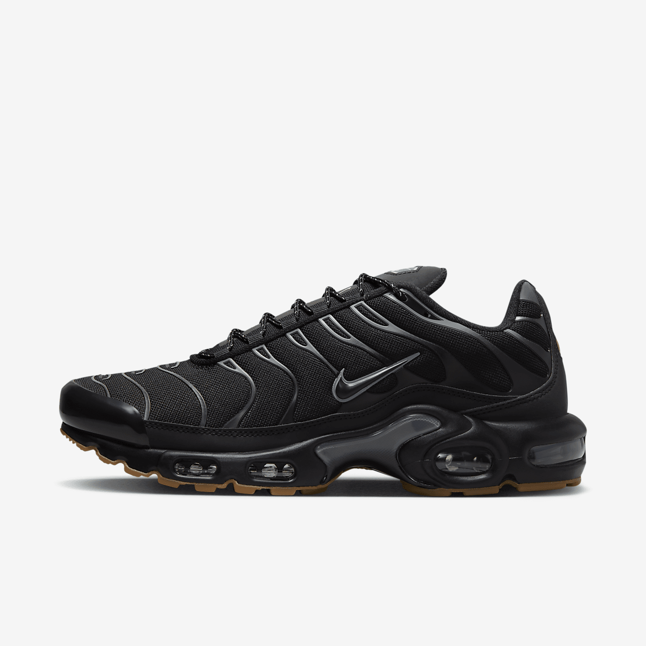 Nike Air Max Plus sneaker Zwart/Light Orewood Brown/Gum Light Brown/Smoke Grey