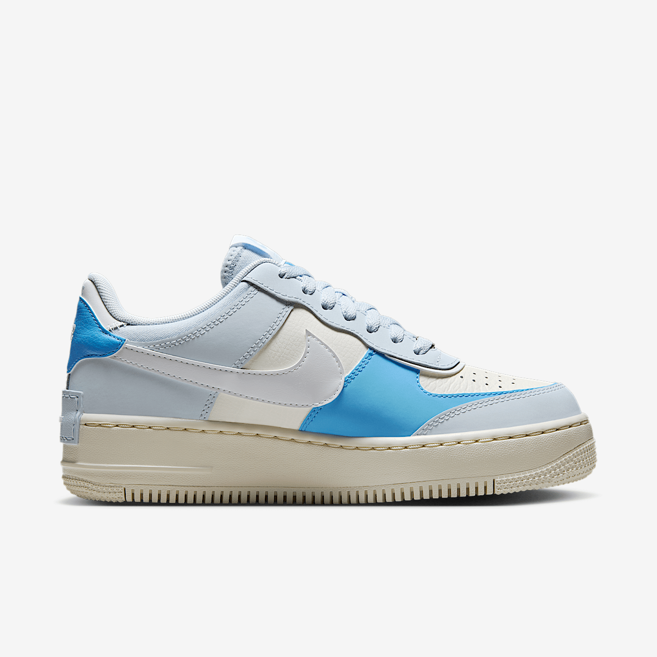 Nike Air Force 1 sneaker Blue Tint/University Blue/Sail/Wit