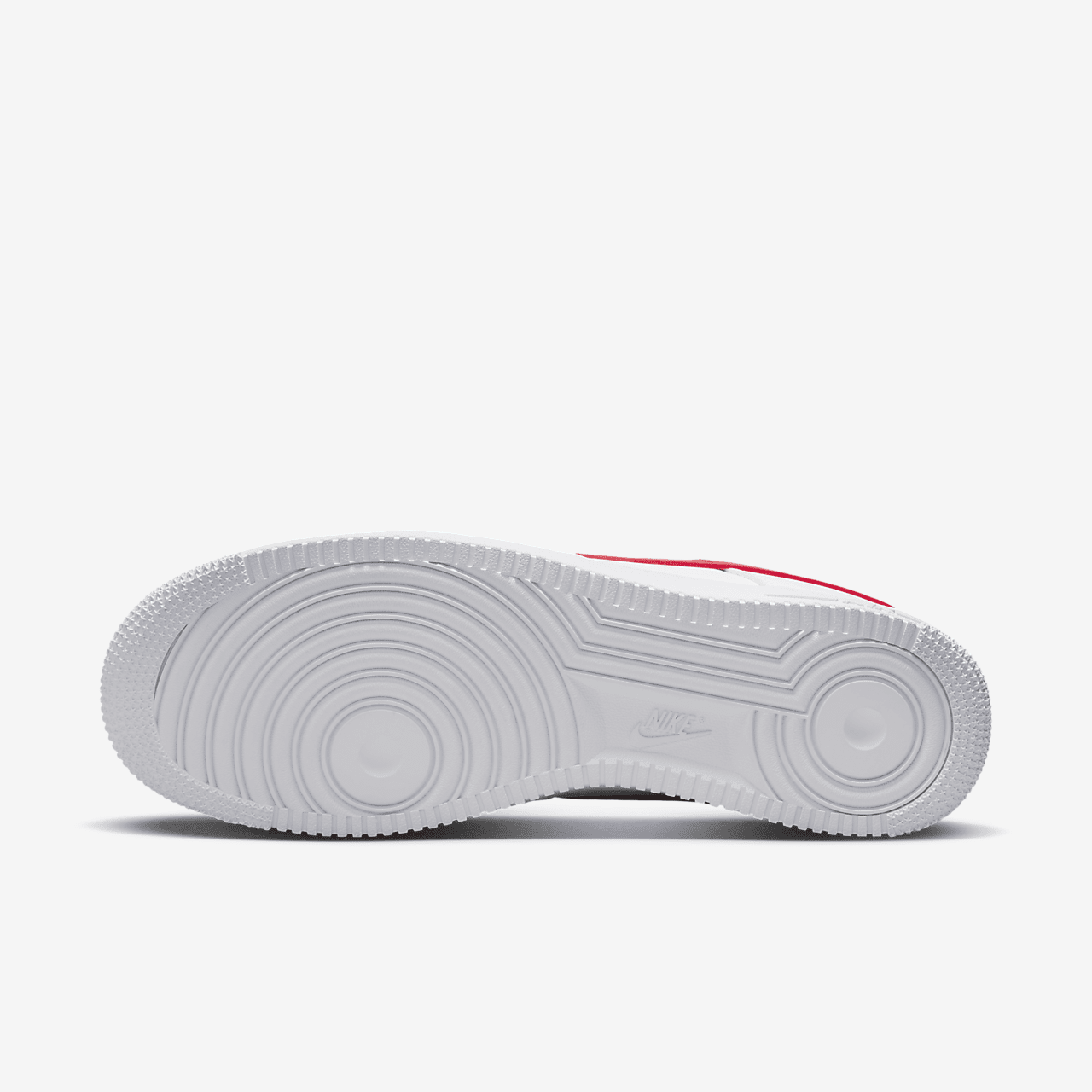 Nike Air Force 1 sneaker Wit/Zwart/Fire Red