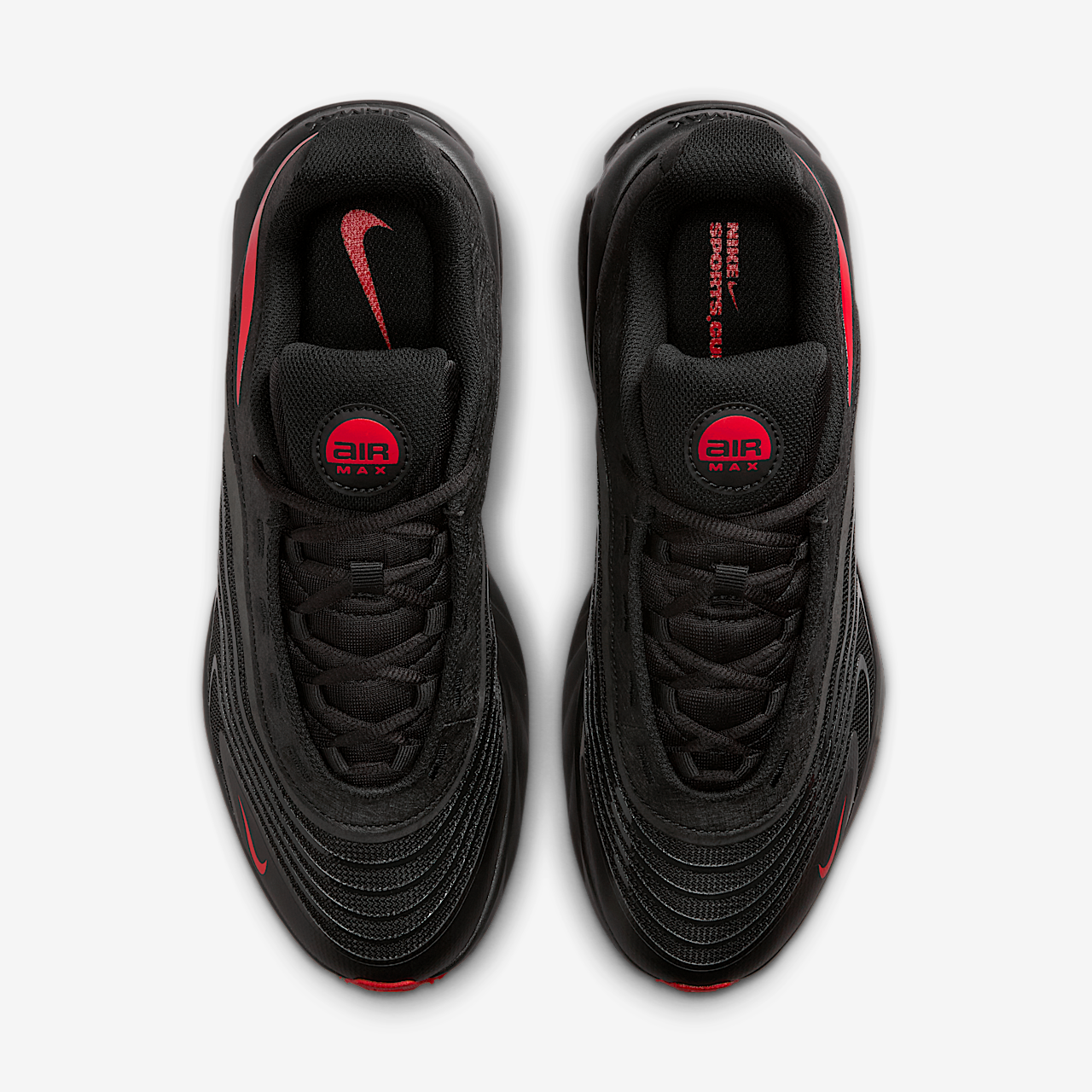 Nike Air Max sneaker Zwart/University Red