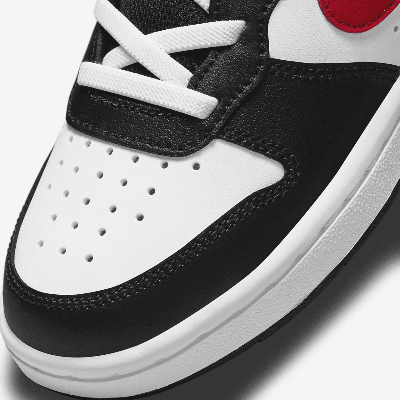 Nike  sneaker Wit/Wit/Zwart/University Red