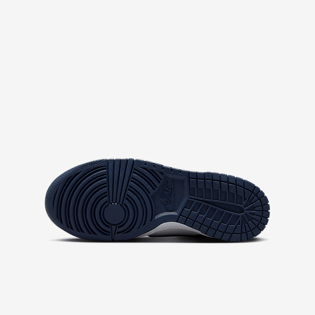 Nike Dunk Low sneaker Wit/Wit/Midnight Navy