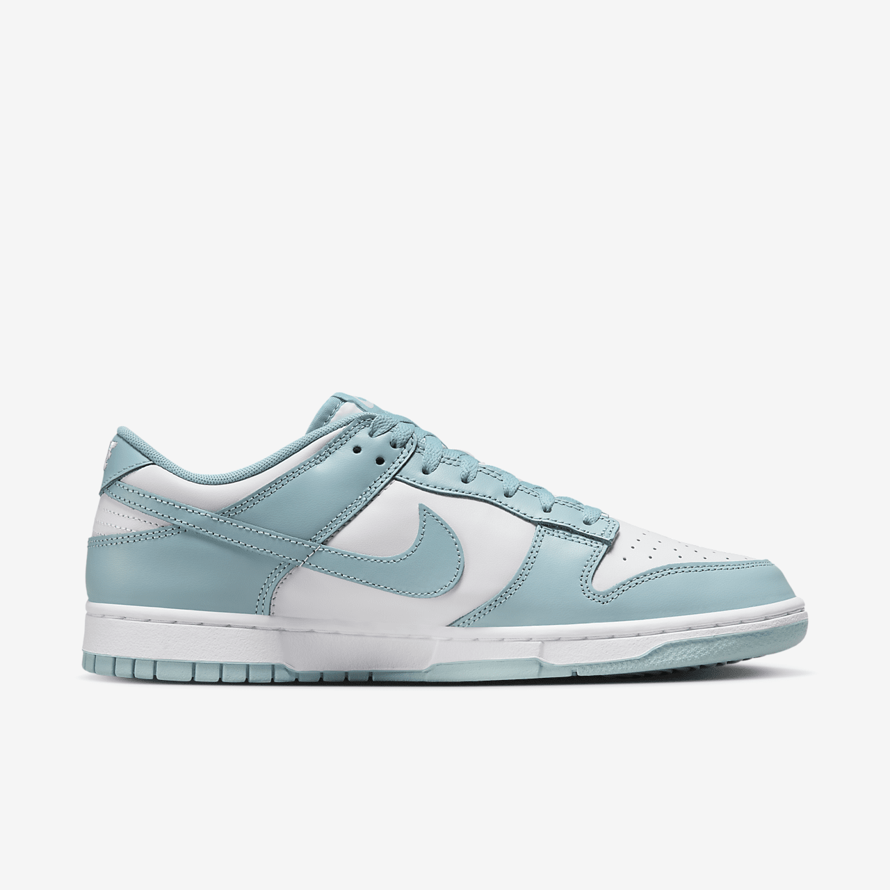 Nike Dunk Low sneaker Wit/Denim Turquoise