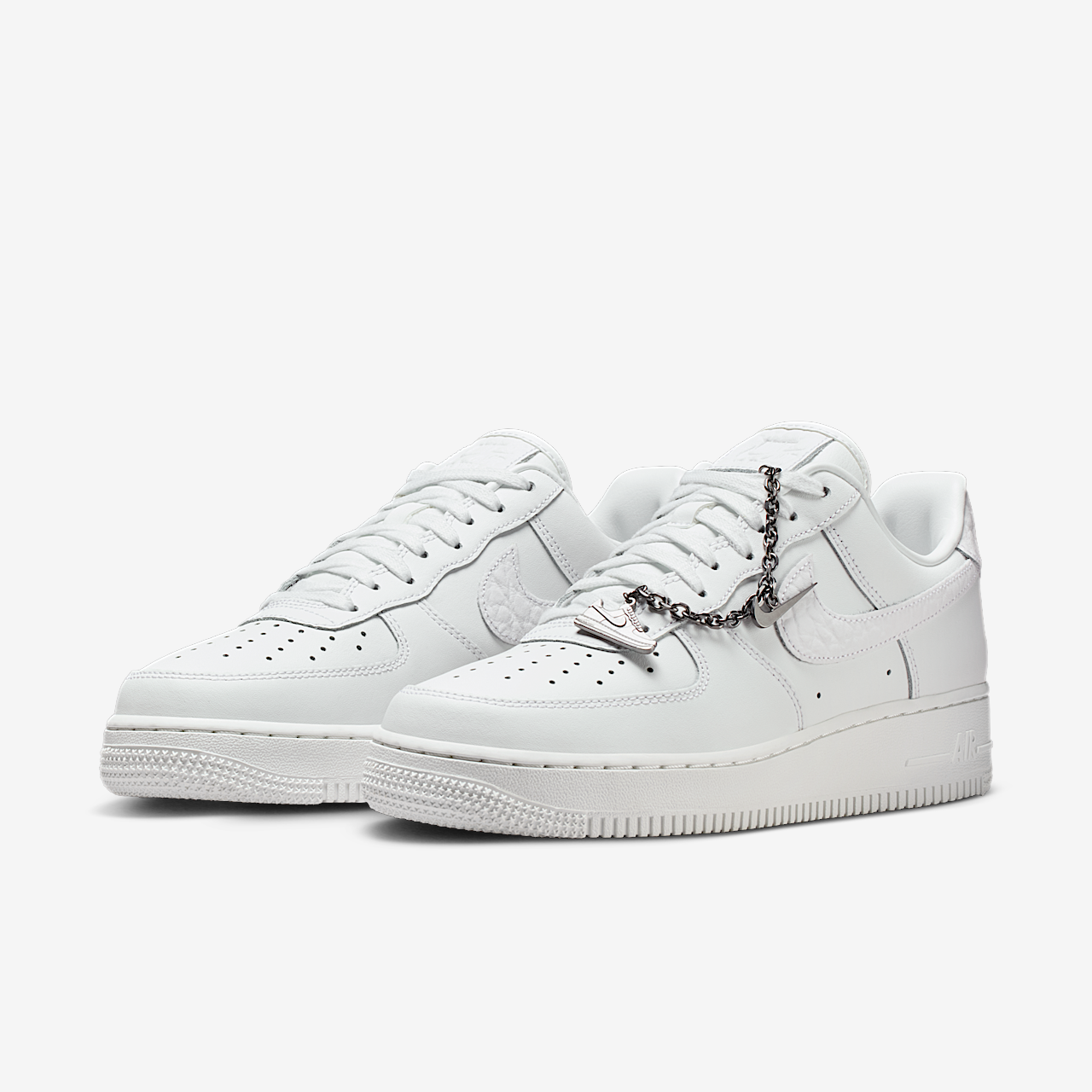 Nike Air Force 1 sneaker Summit White/Wit/Metallic Silver/Summit White