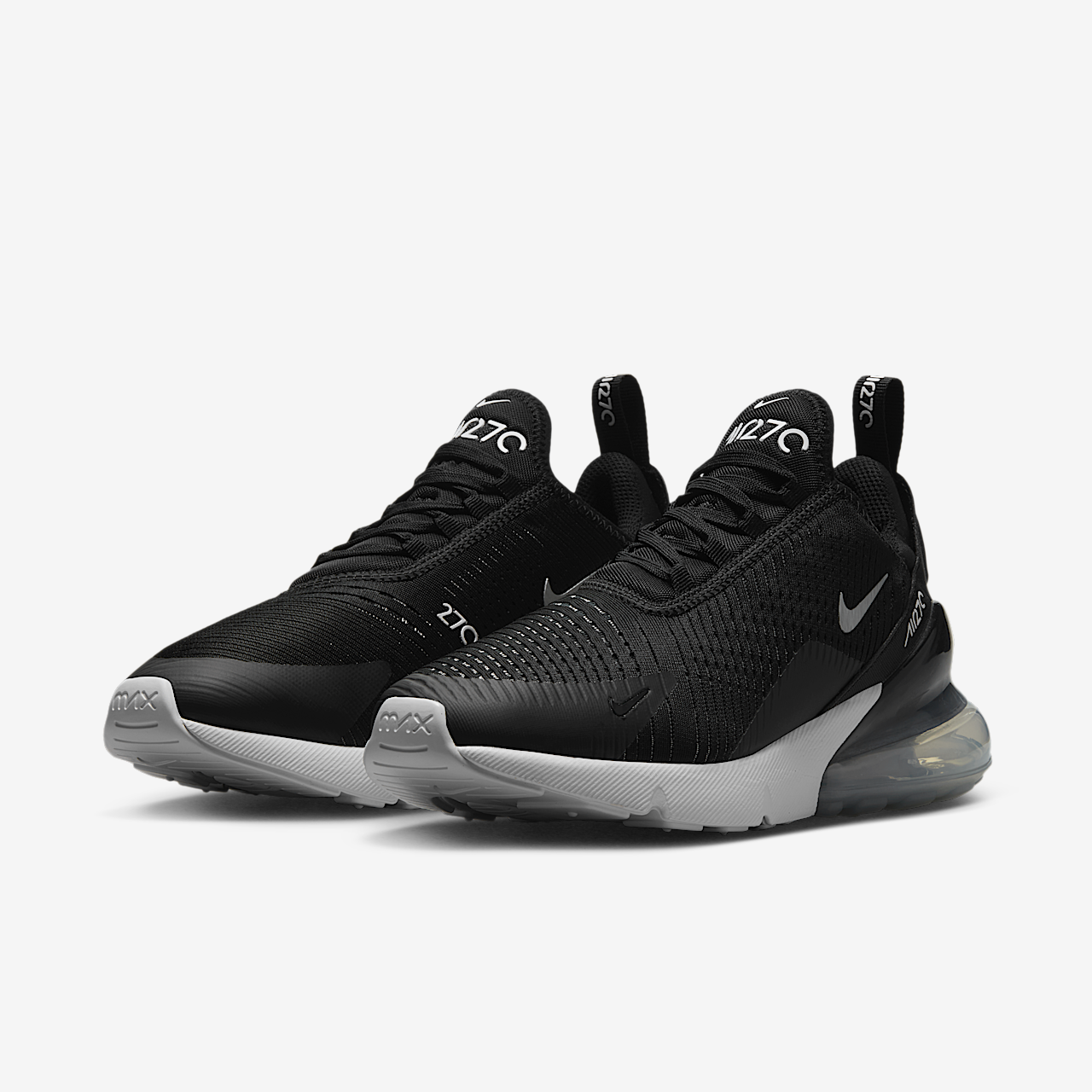 Nike Air Max sneaker Zwart/Wit/Metallic Silver