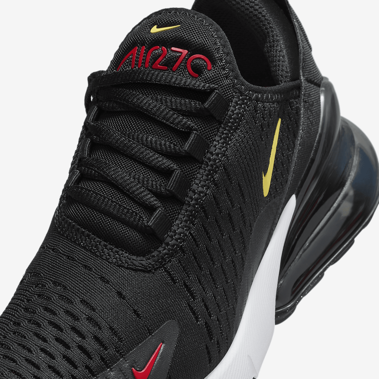 Nike Air max 270 sneaker Zwart/Gym Red/Wit/Saturn Gold