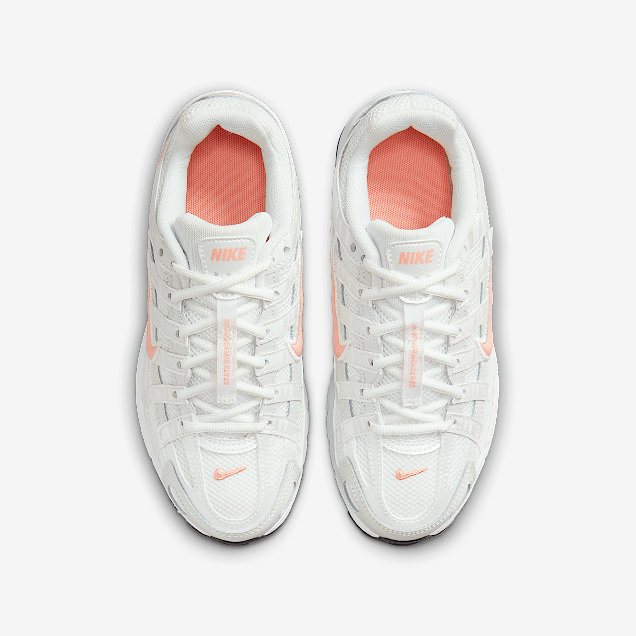 Nike P-6000 sneaker Summit White/Metallic Summit White/Zwart/Apricot Agate