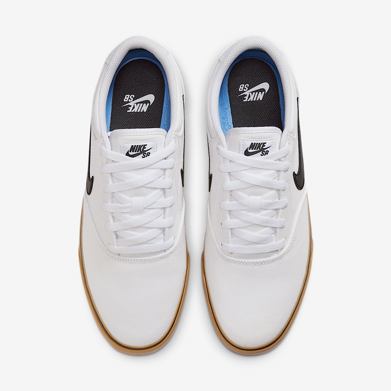 Nike  sneaker Wit/Wit/Gum Light Brown/Zwart