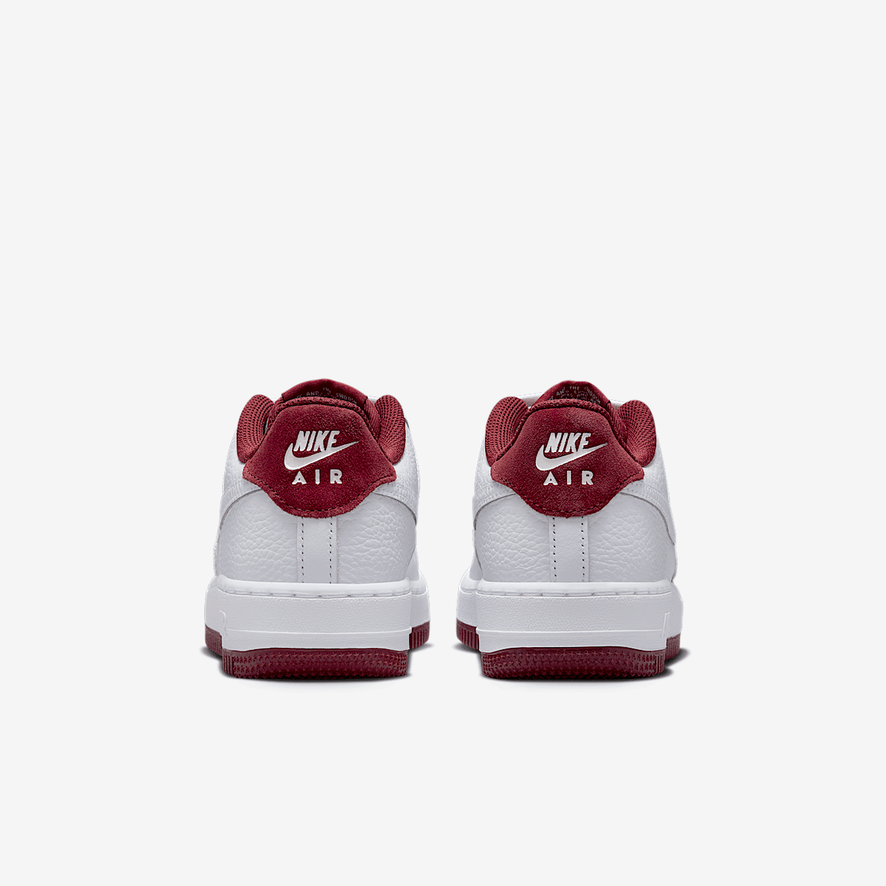 Nike Air Force 1 sneaker Wit/Team Red/Wit