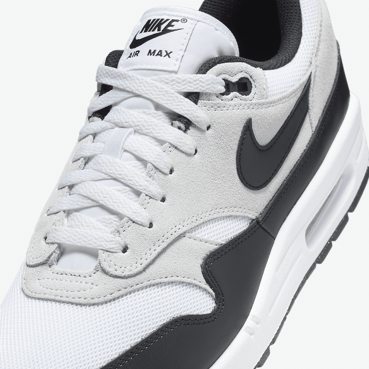 Nike Air Max 1 sneaker Wit/Pure Platinum/Zwart