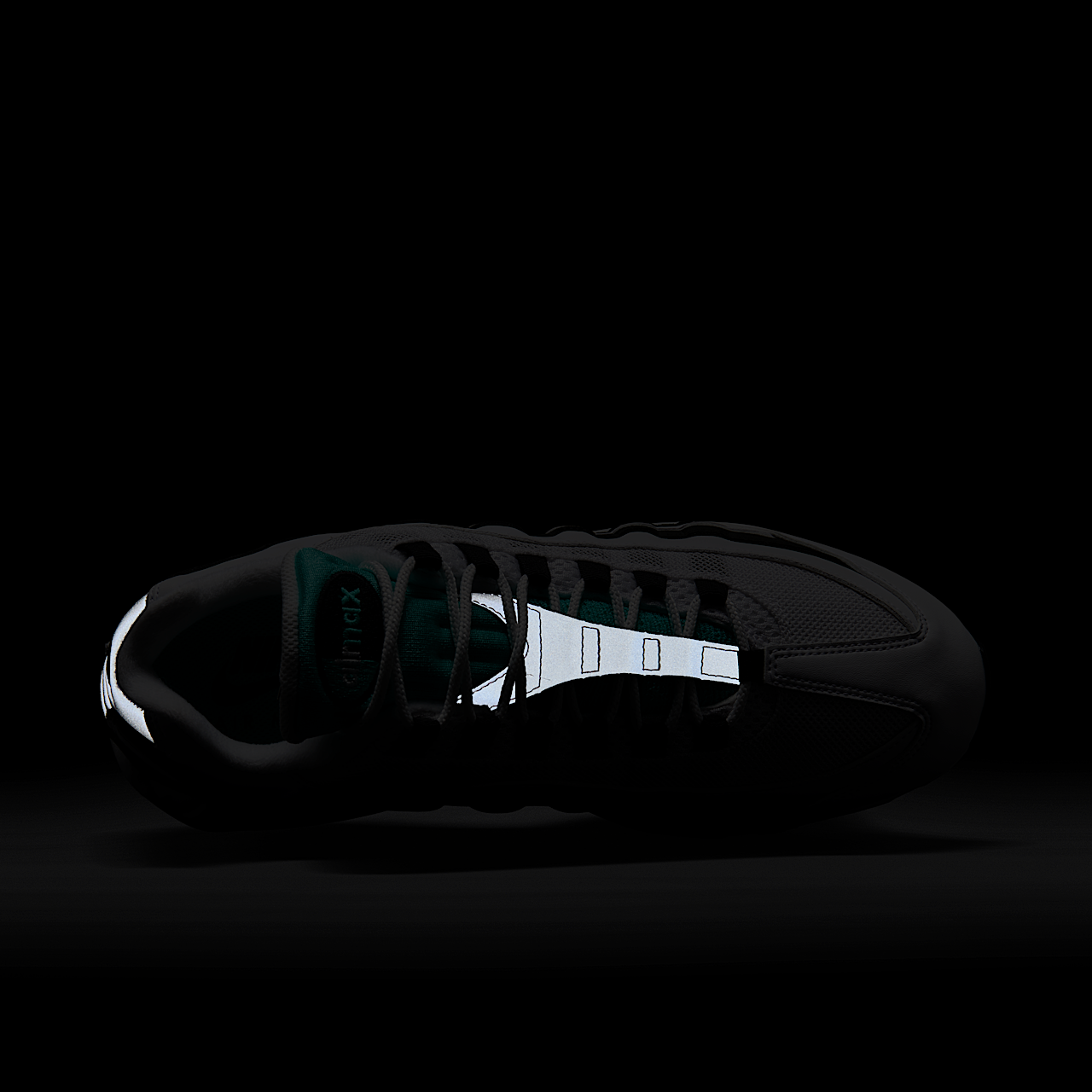 Nike Air Max sneaker Wit/Zwart/Metallic Silver/Hyper Jade