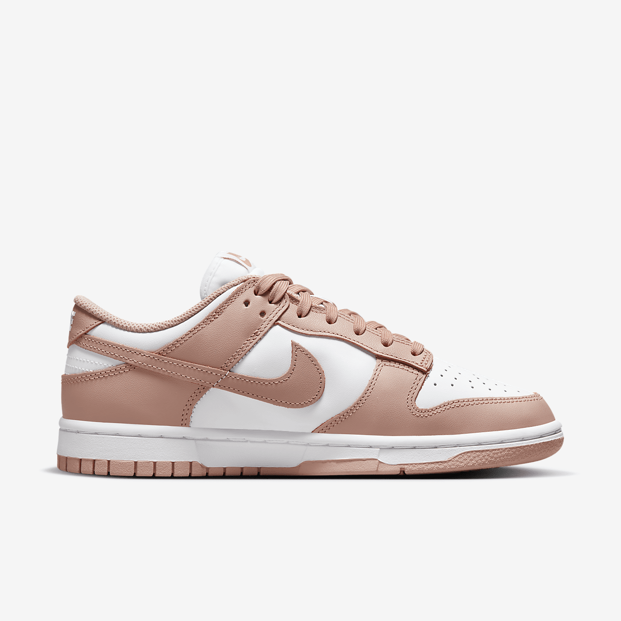 Nike Dunk Low sneaker Wit/Rose Whisper