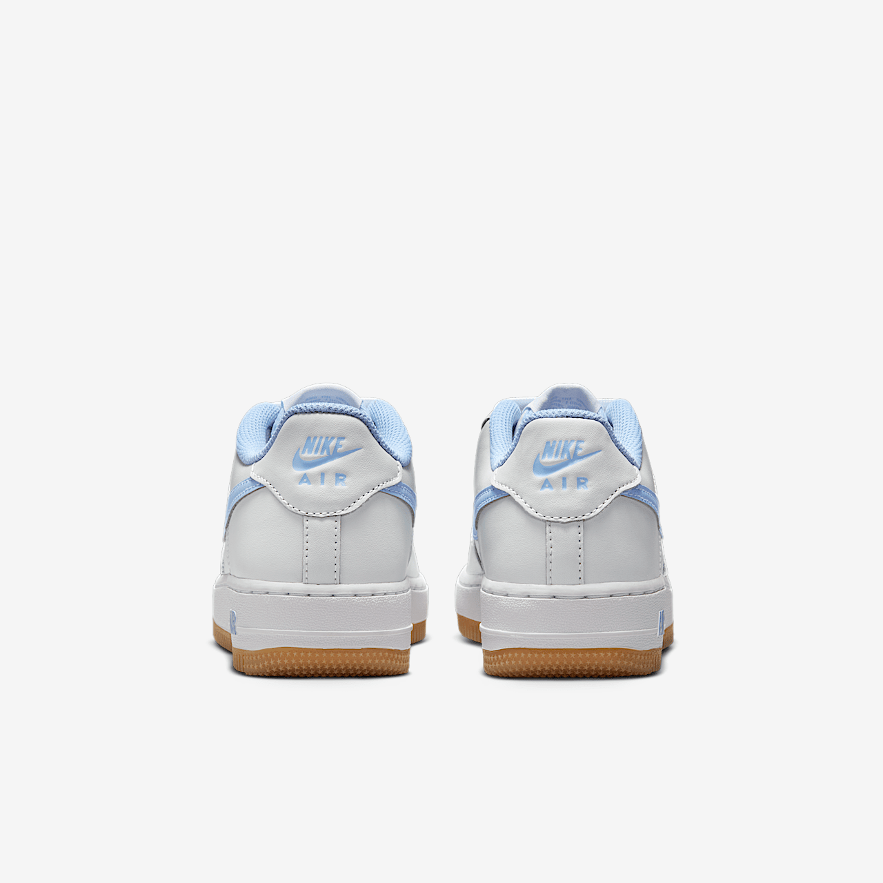 Nike Air Force 1 sneaker Photon Dust/Wit/Gum Medium Brown/Psychic Blue