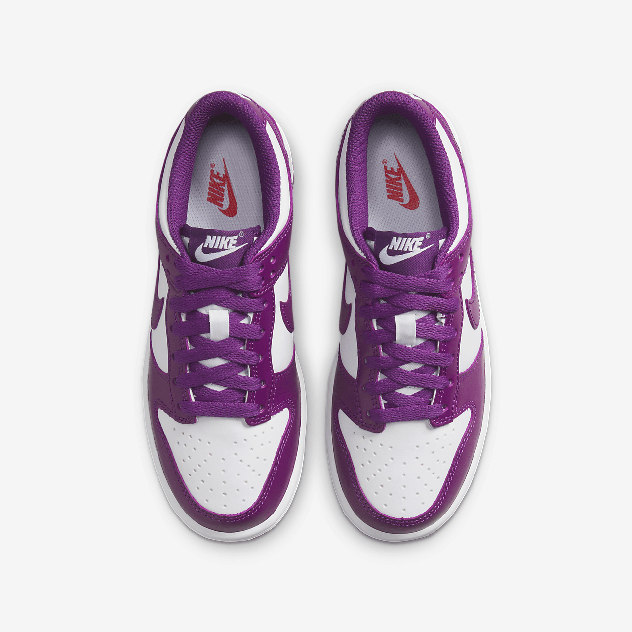 Nike Dunk Low sneaker Wit/Wit/Viotech