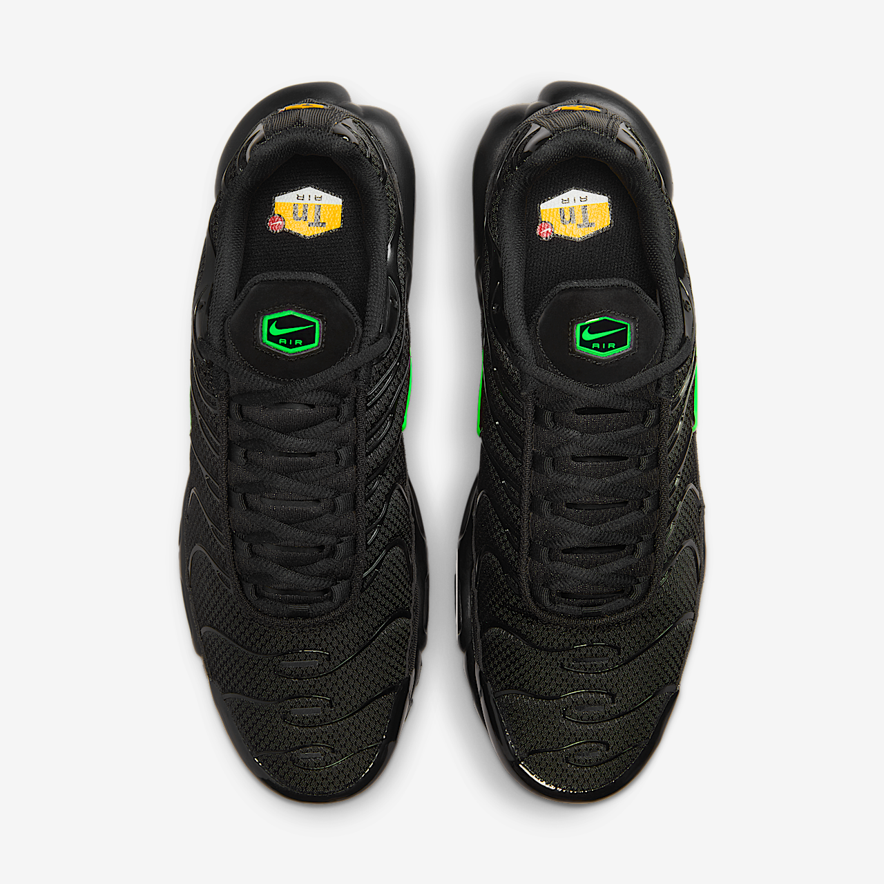 Nike Air Max Plus sneaker Zwart/Zwart/Green Strike