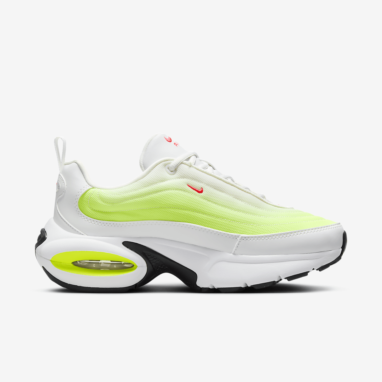 Nike Air Max sneaker Summit White/Wit/Volt/Bright Crimson