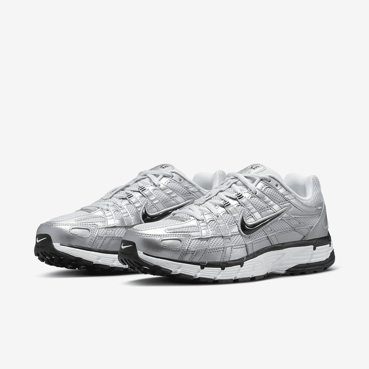 Nike P-6000 sneaker Wit/Metallic Silver/Pure Platinum/Zwart