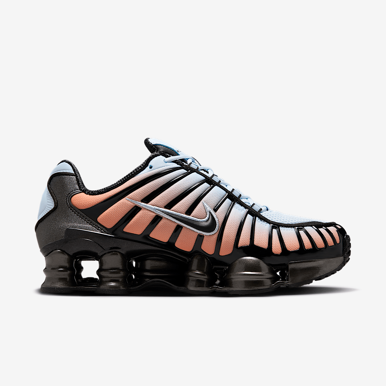 Nike Nike Shox sneaker Blue Tint/Total Orange/Zwart