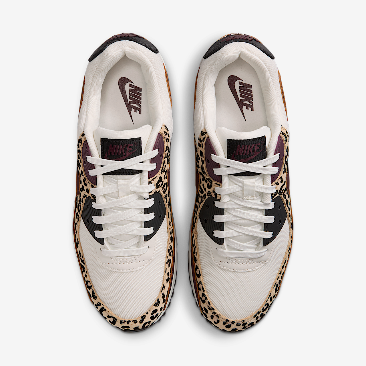 Nike Air Max sneaker Sail/Zwart/Burgundy Crush