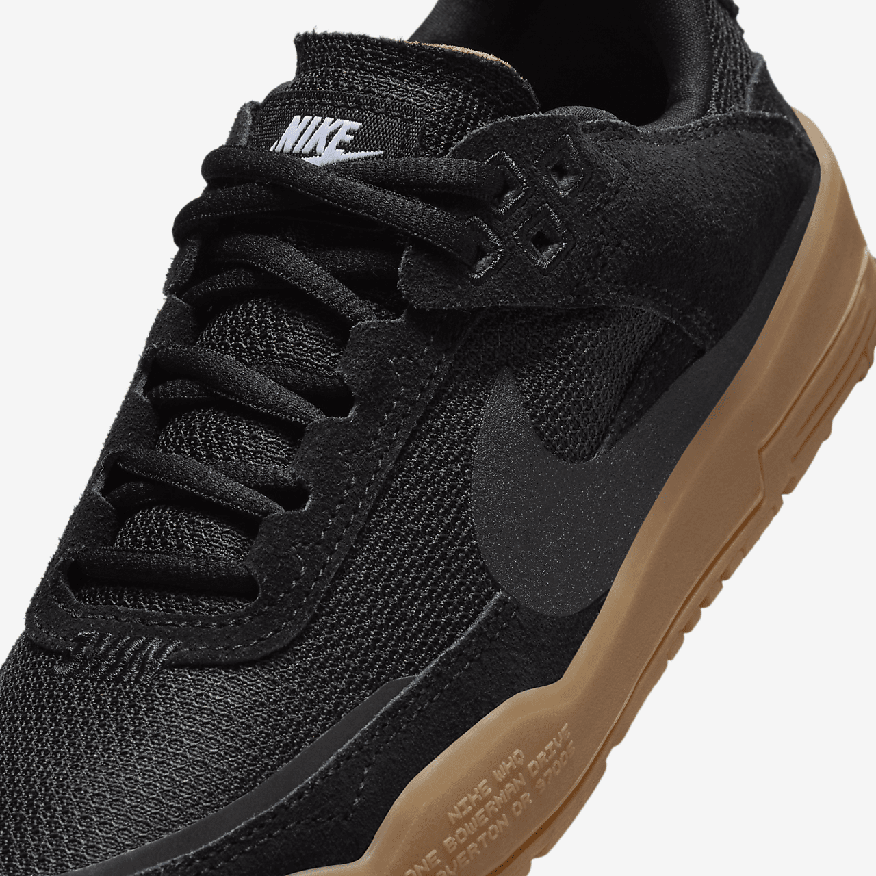 Nike  sneaker Zwart/Gum Light Brown/Wit/Zwart