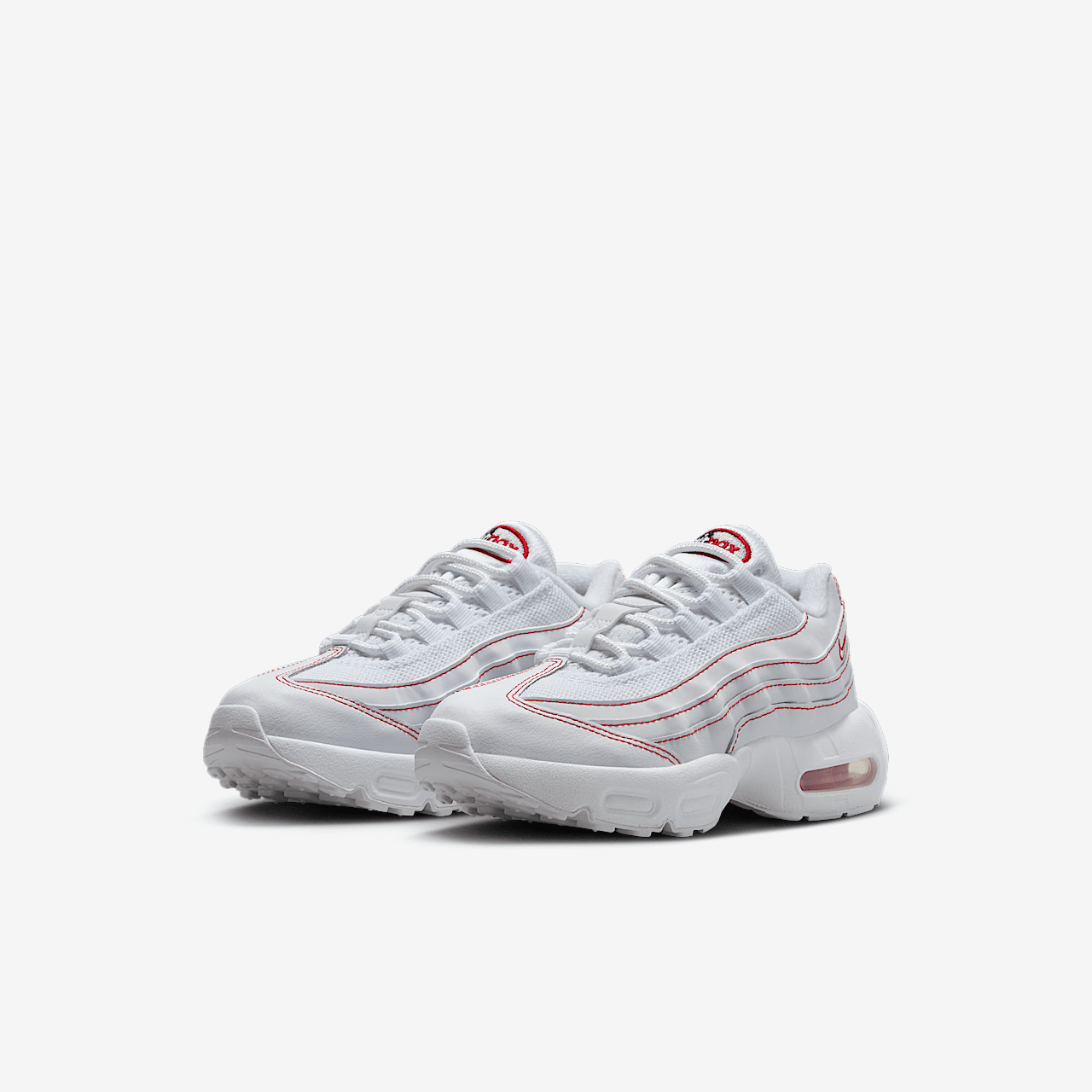 Nike Air Max 95 sneaker Wit/University Red/Wolf Grey/Wit