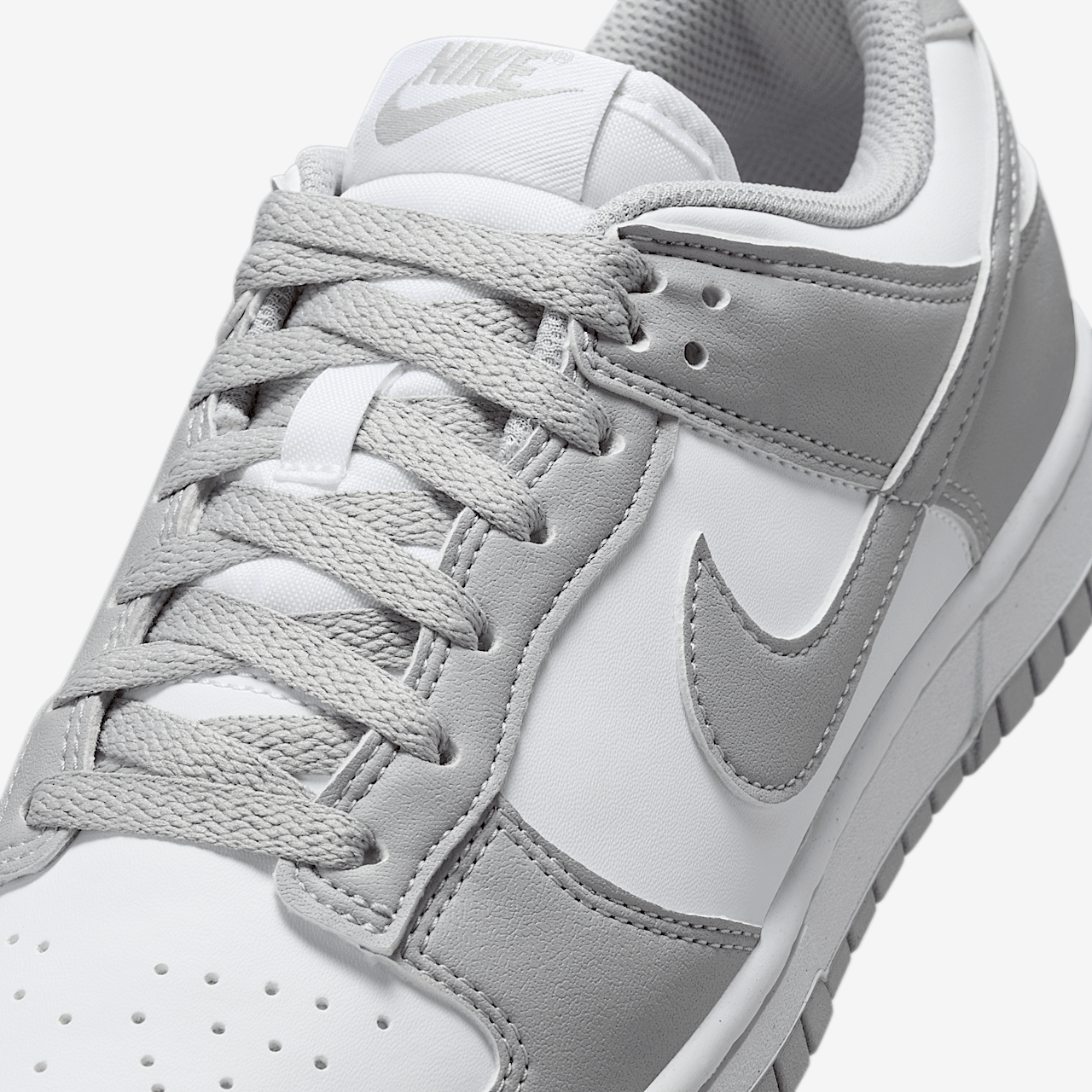 Nike Dunk Low sneaker Wit/Light Smoke Grey
