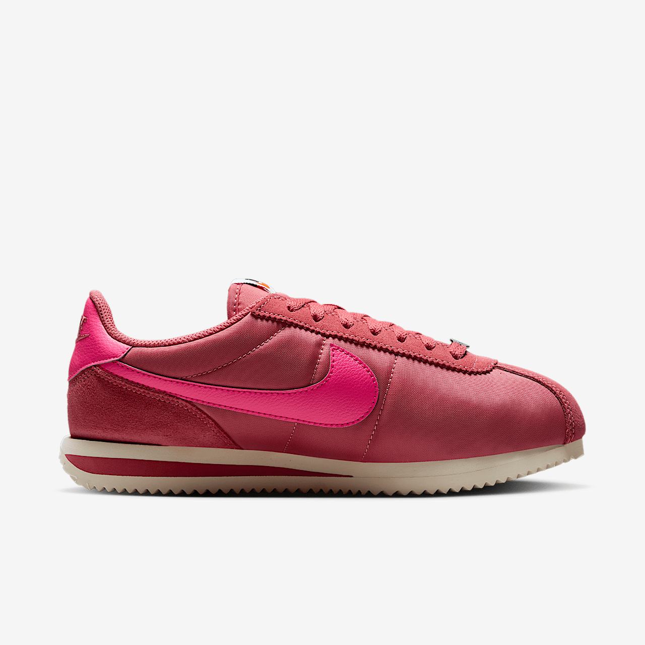 Nike Cortez sneaker Adobe/Alabaster/Safety Orange/Hyper Pink