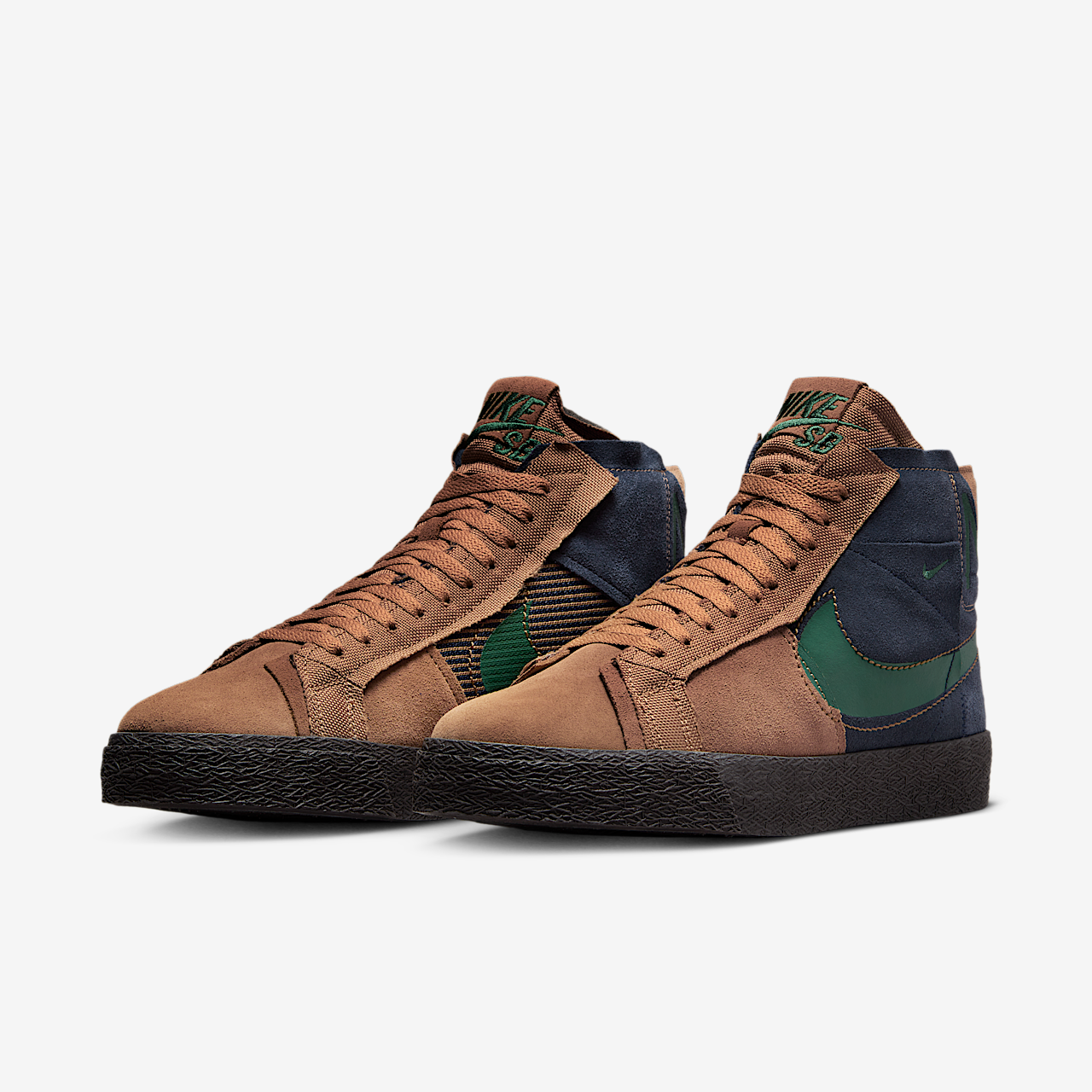 Nike Blazer sneaker Legend Dark Brown/Obsidian/Light British Tan/Fir
