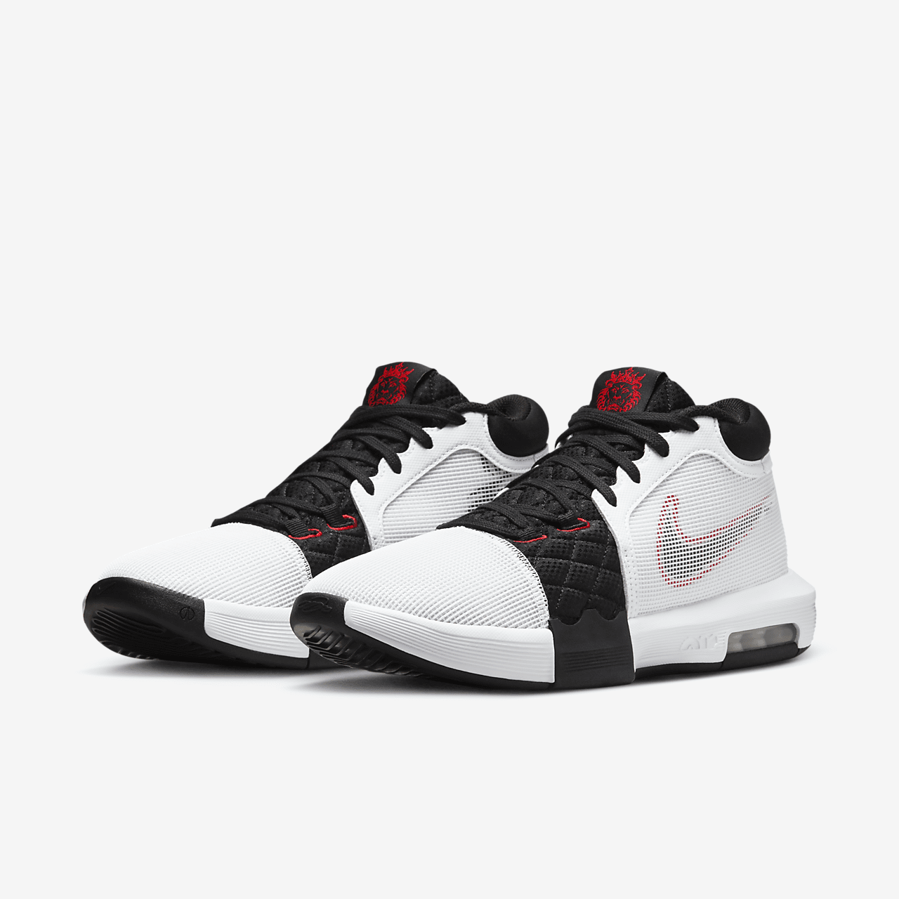 Nike LeBron sneaker Wit/University Red/Zwart