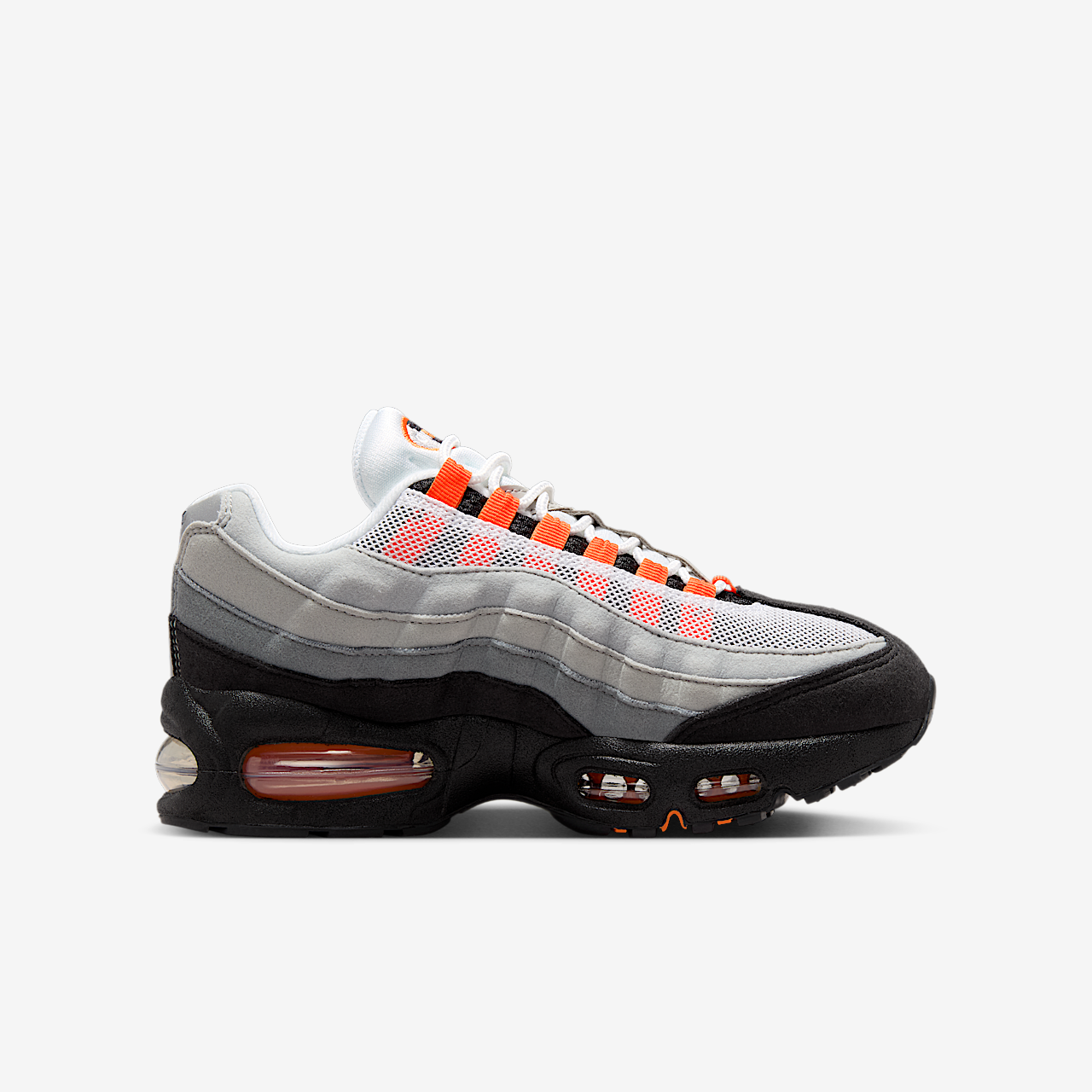 Nike Air Max 95 sneaker Zwart/Cool Grey/Wit/Bright Mandarin