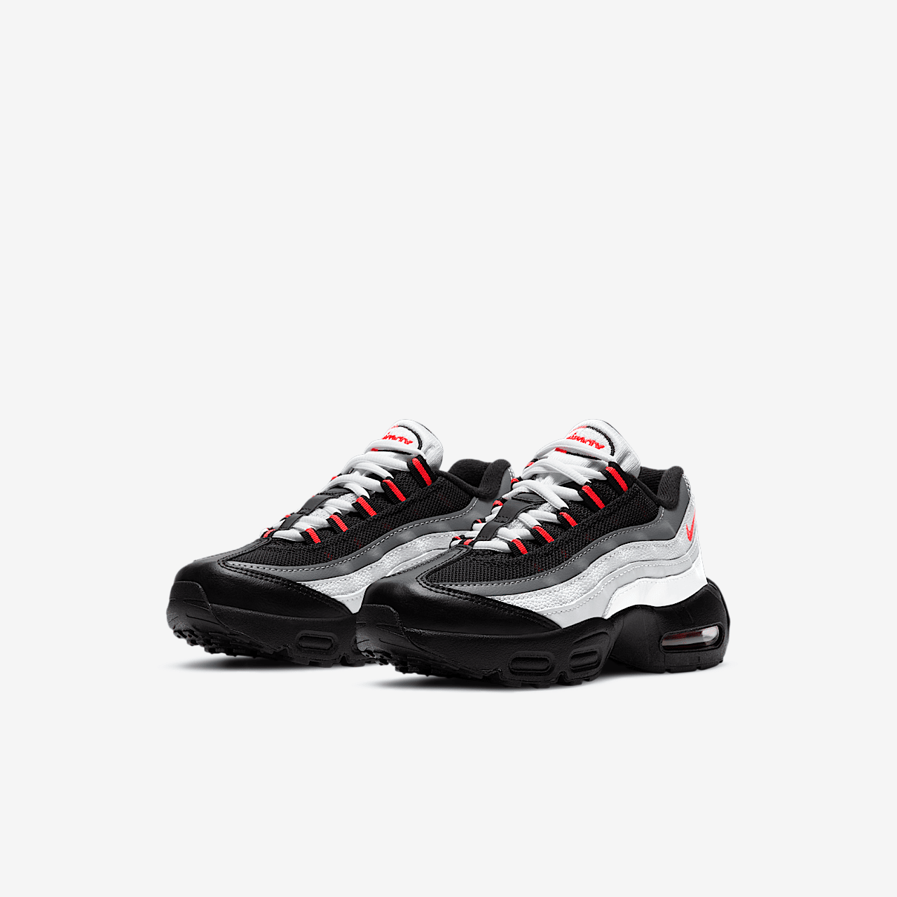 Nike Air Max 95 sneaker Wit/Pure Platinum/Cool Grey/Infrared 23