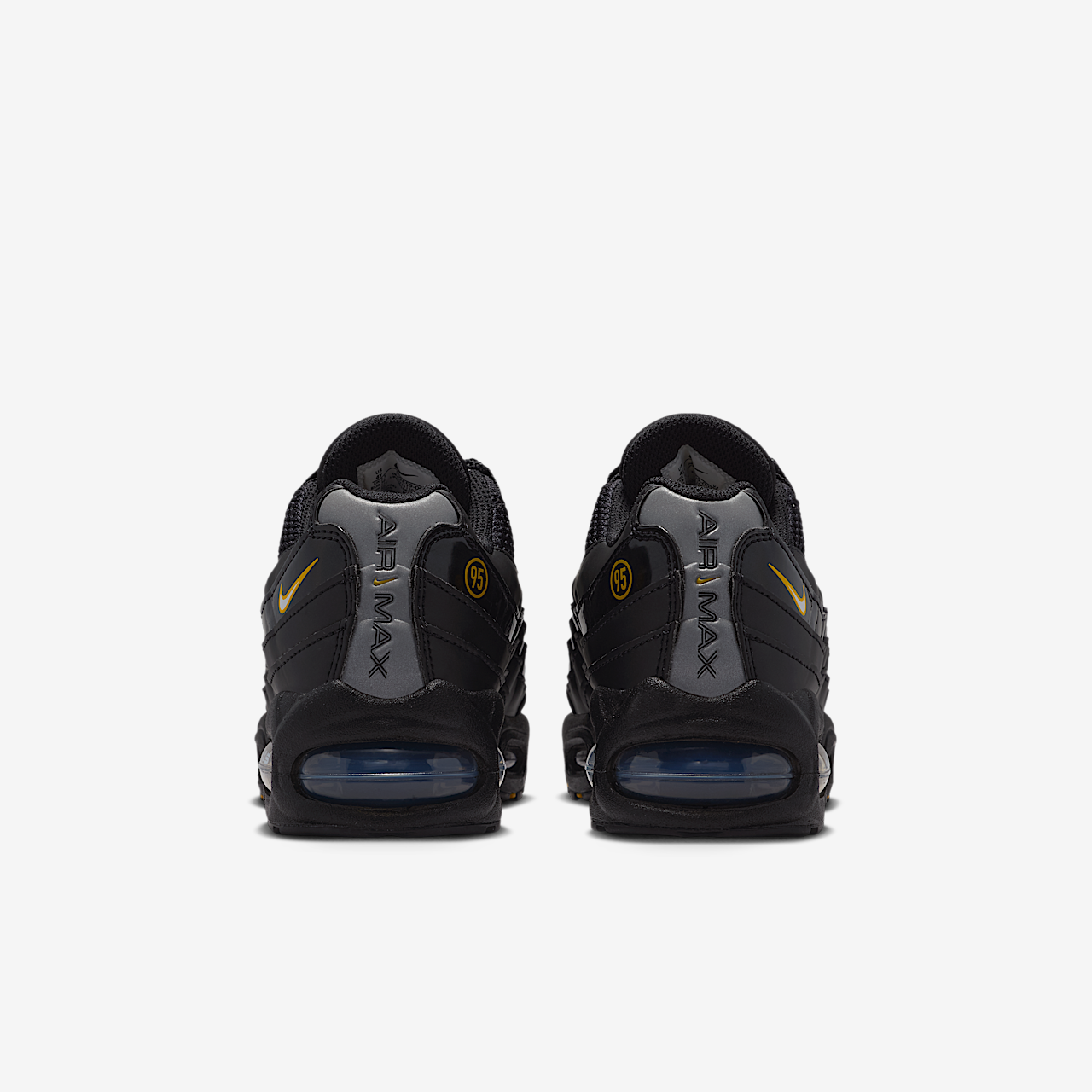 Nike Air Max 95 sneaker Zwart/University Gold/Metallic Silver/Wit