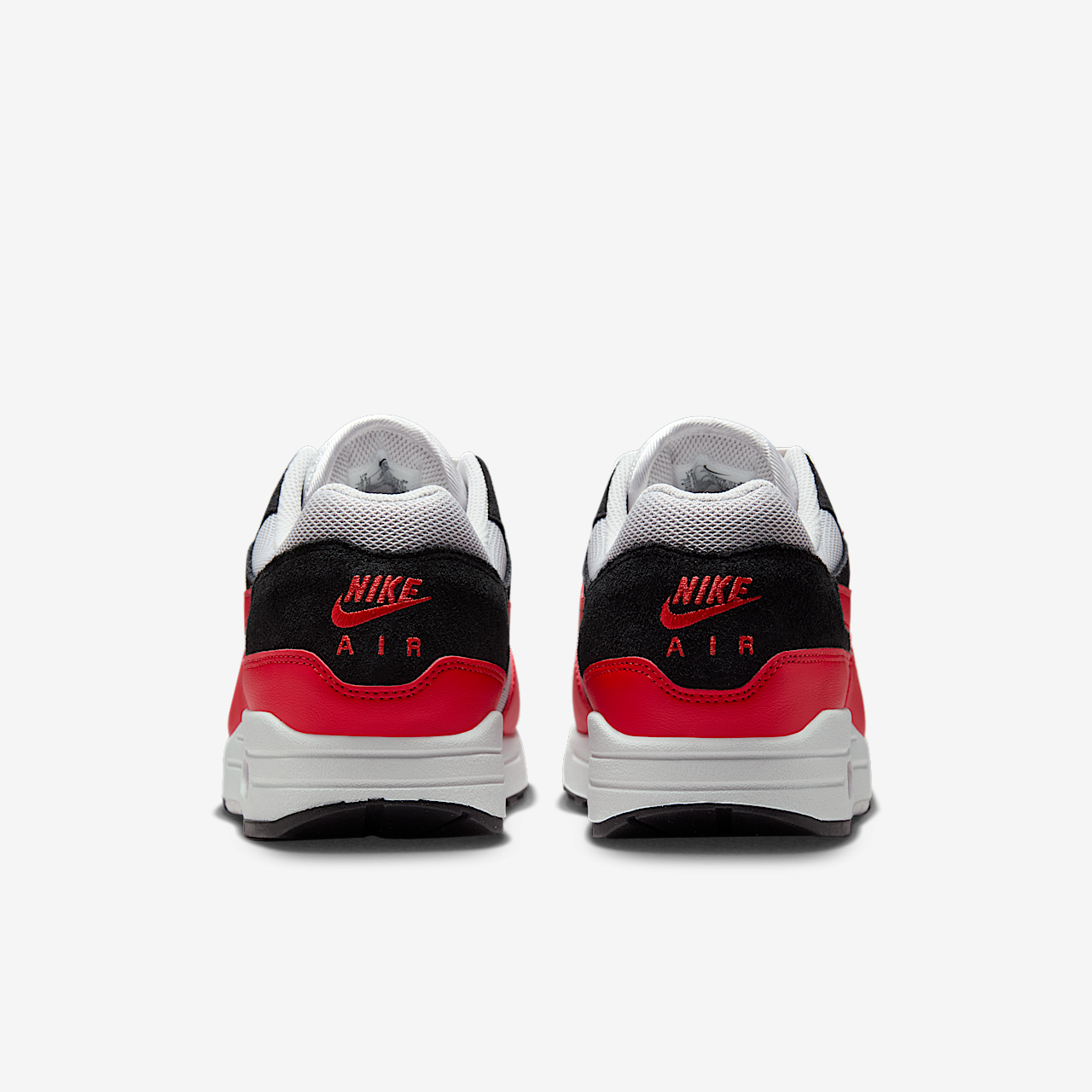 Nike Air Max 1 sneaker Vast Grey/Zwart/Light Crimson