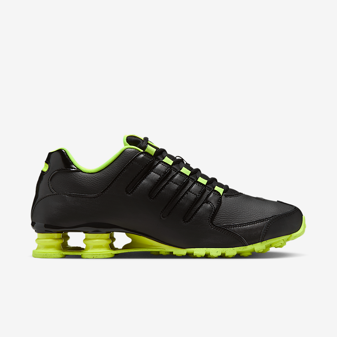 Nike Nike Shox sneaker Zwart/Volt/Wit