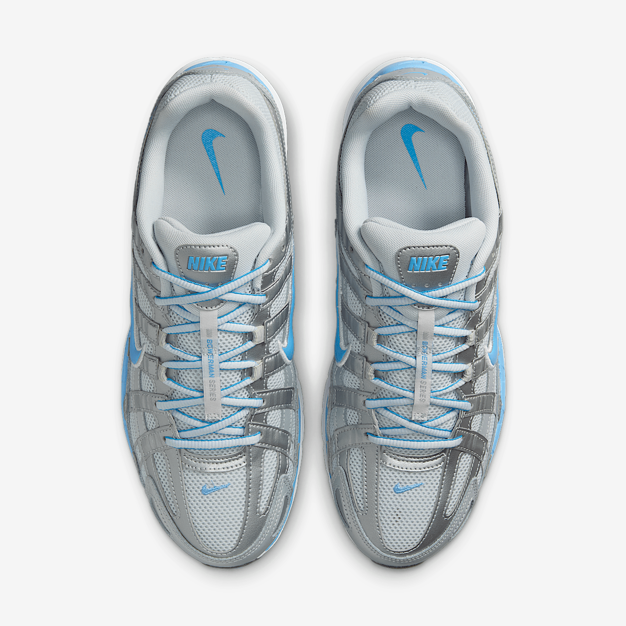 Nike P-6000 sneaker Metallic Platinum/Pure Platinum/Metallic Silver/University Blue