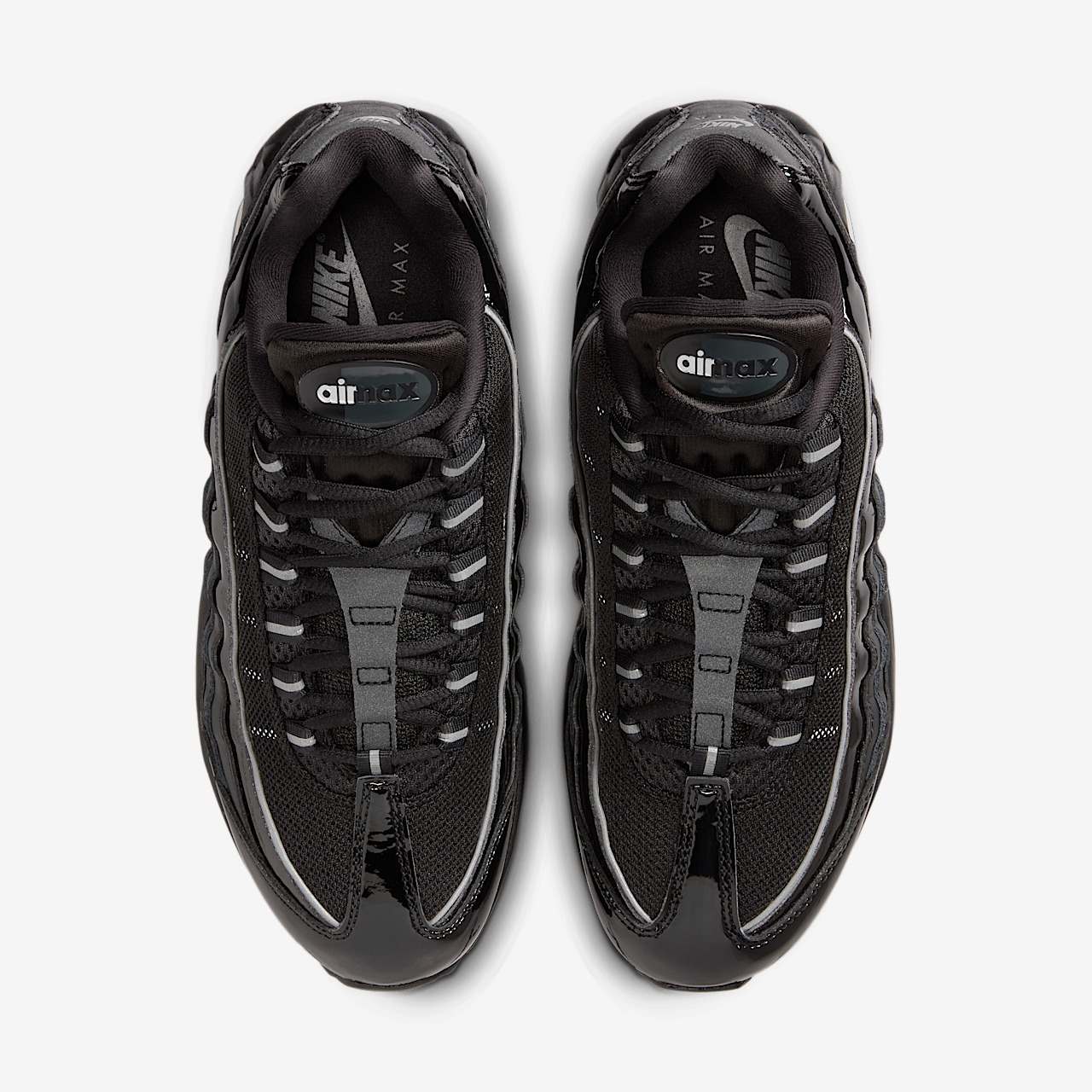 Nike Air Max sneaker Zwart/Reflect Silver/Wit/Metallic Silver