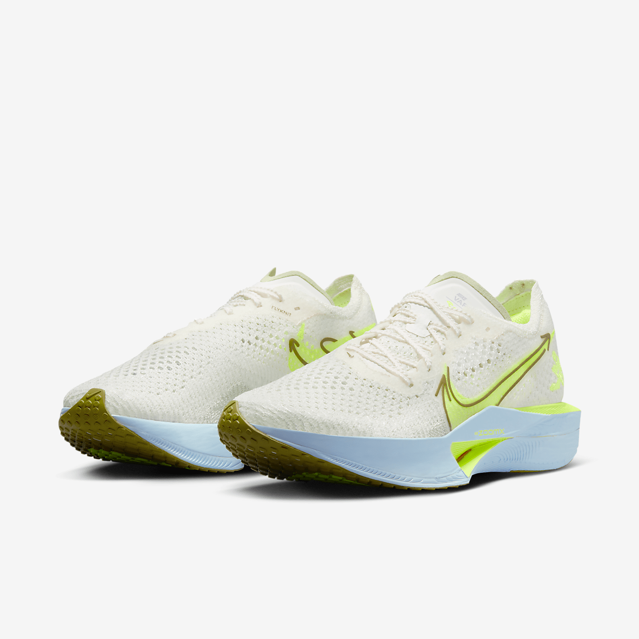 Nike  sneaker Sail/Olive Aura/Volt/Glacier Blue