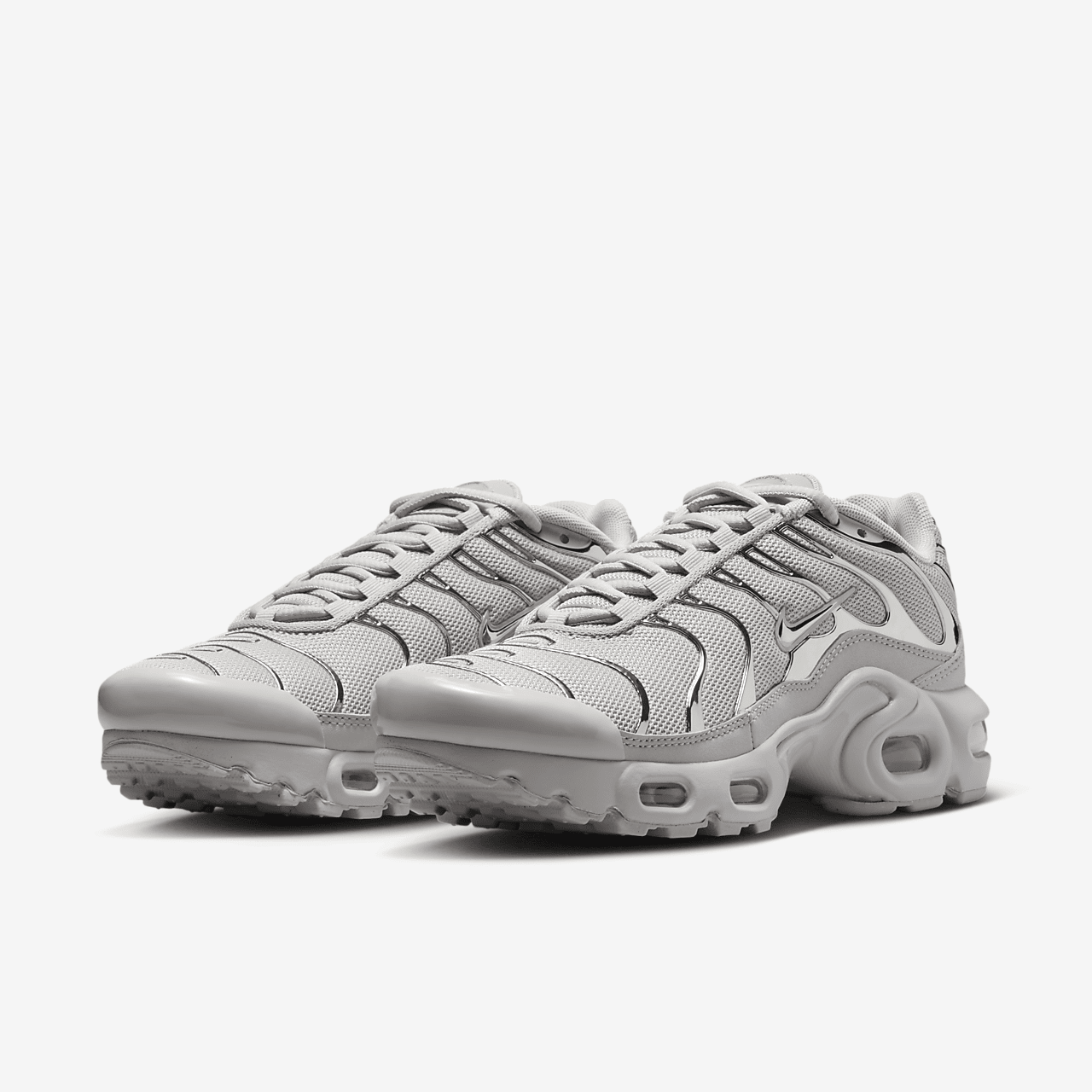 Nike Air Max Plus sneaker Light Iron Ore/Gym Red/Smoke Grey/Metallic Silver