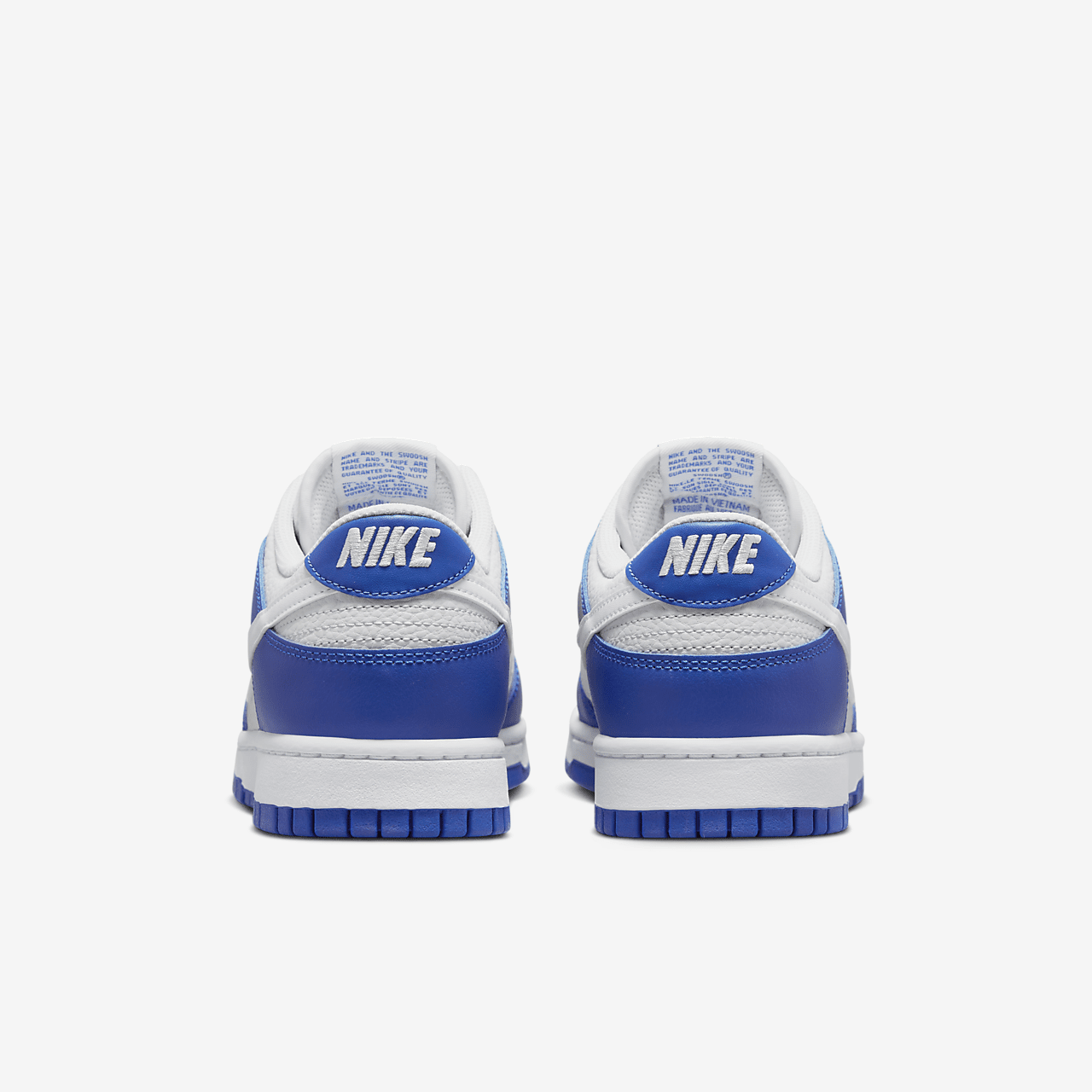 Nike Dunk Low sneaker Photon Dust/Racer Blue/Wit