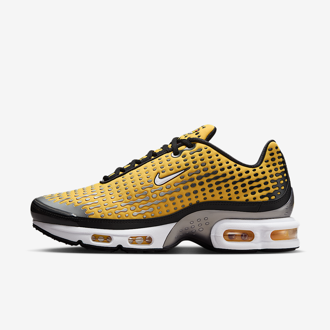 Nike Air Max Plus sneaker Varsity Maize/Zwart/Metallic Silver/Wit