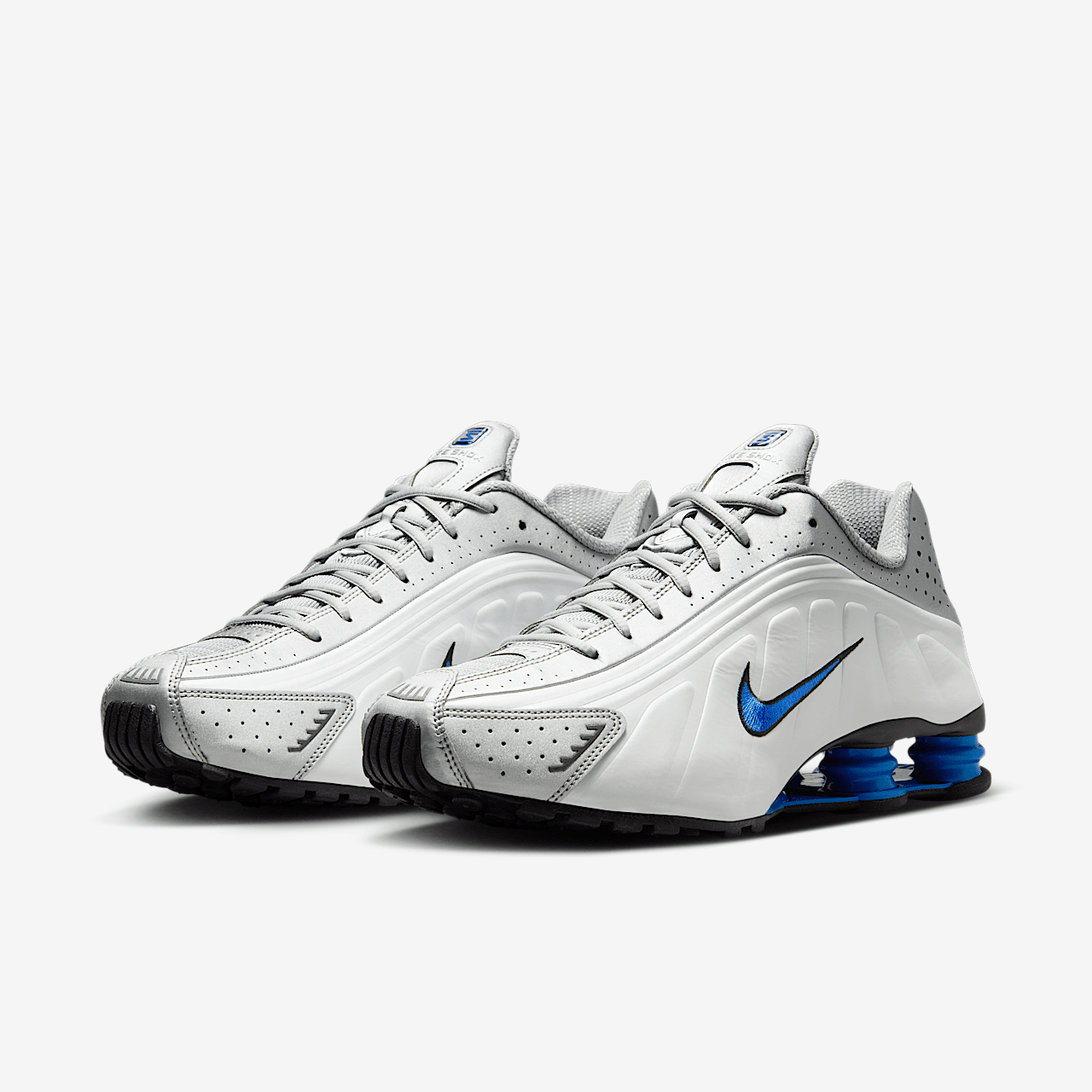 Nike Shox sneaker Wit/Racer Blue/Iron Grey/Metallic Silver