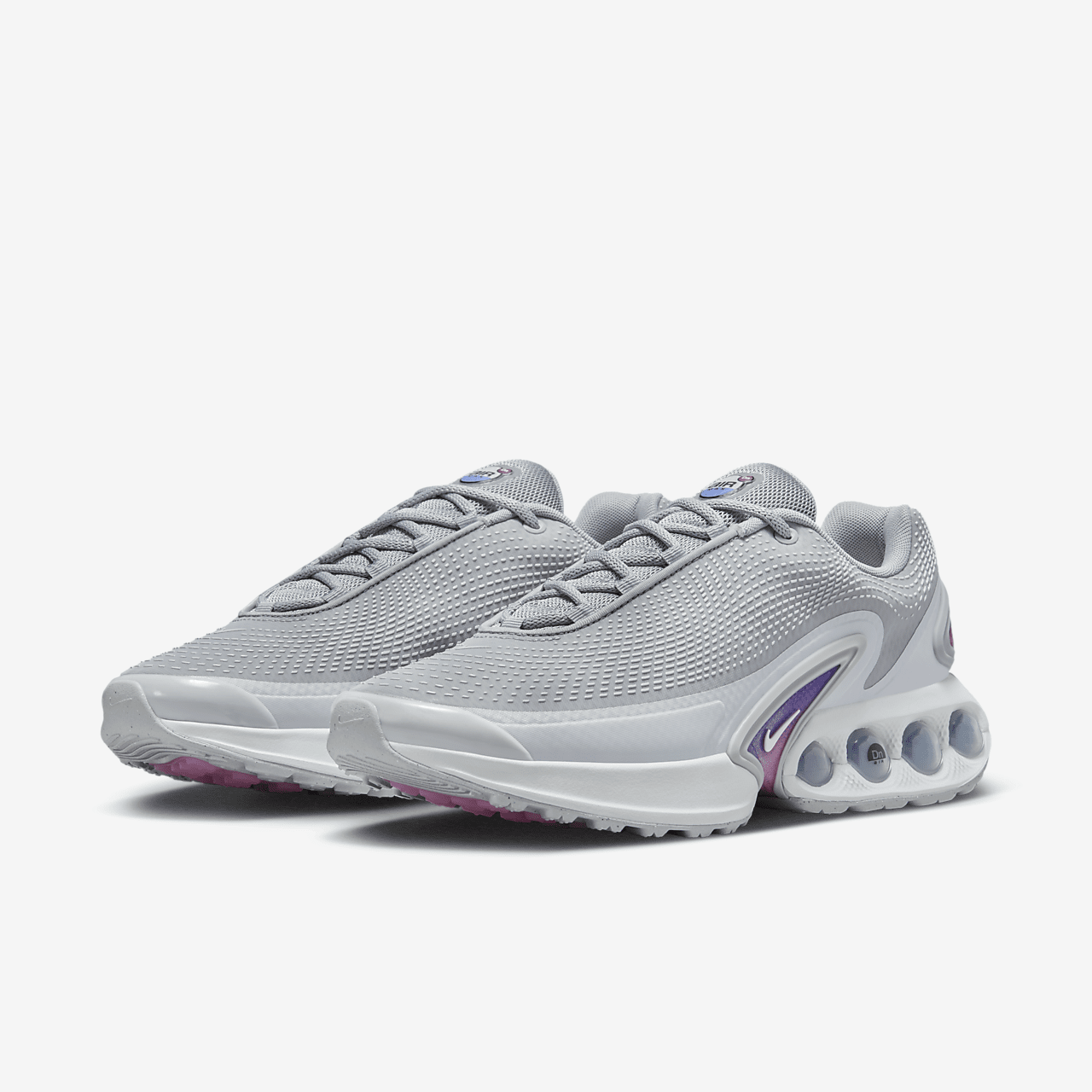 Nike Air Max DN sneaker Light Smoke Grey/Photon Dust/Persian Violet/Zwart