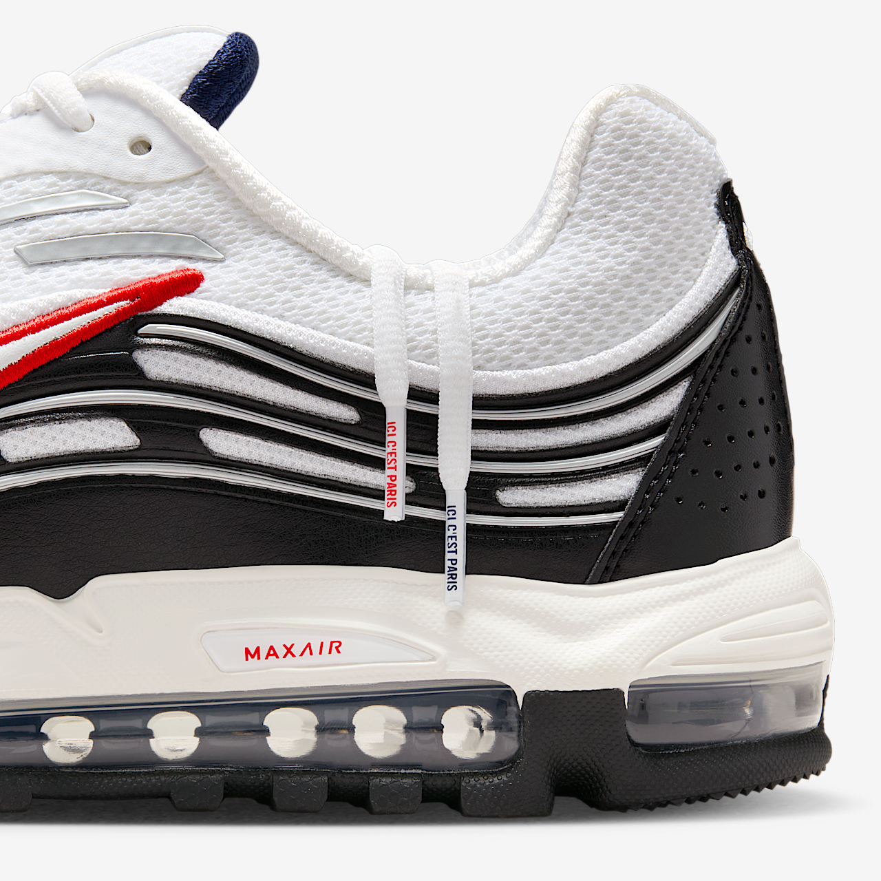 Nike Air Max sneaker Wit/Zwart/Midnight Navy/University Red
