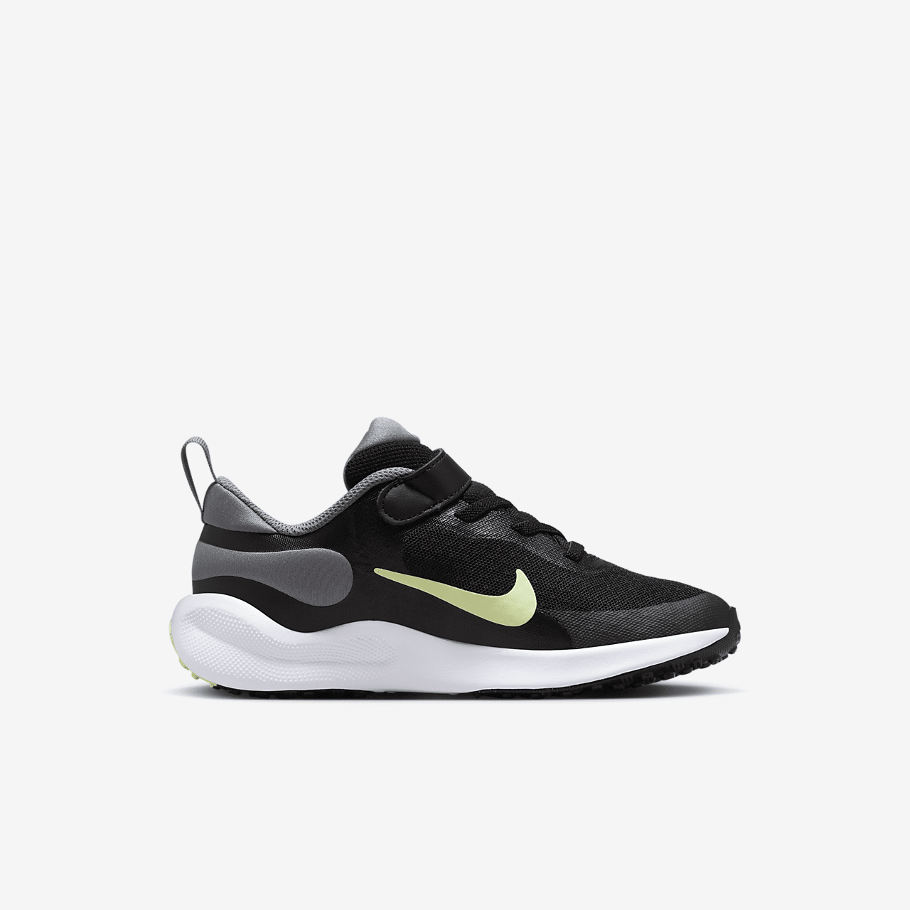 Nike  sneaker Zwart/Smoke Grey/Wit/Barely Volt